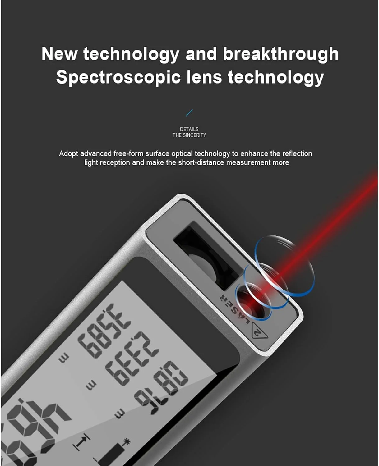 فاصله یاب بلوتوثی دستی، ابزار اندازه گیری الکترونیکی اتاق با دقت بالا، بدنه آلیاژ آلومینیوم، خروجی طرح CAD/3D، حالت های اندازه گیری چندگانه