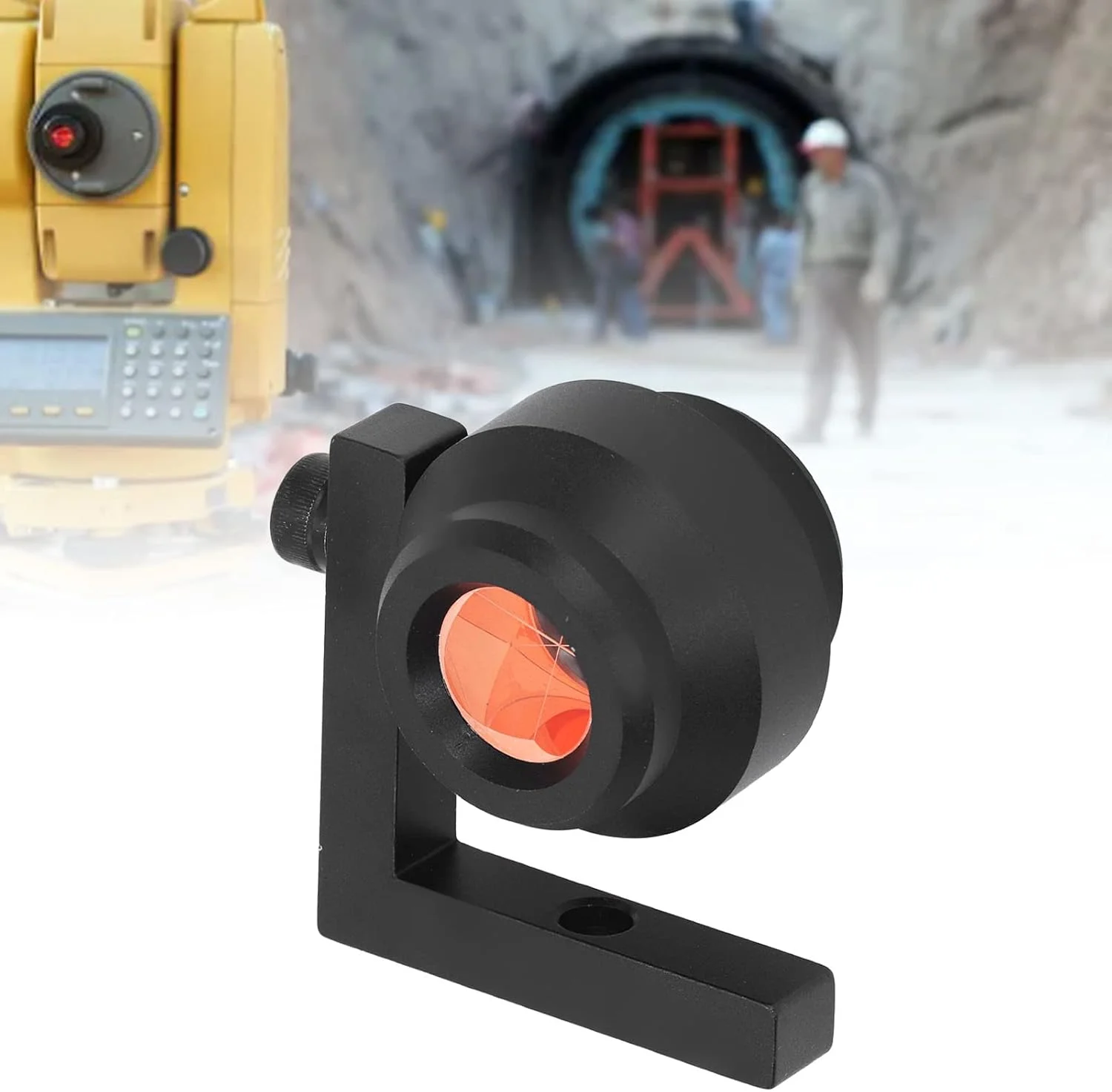 منشور زاویه راست 90 درجه با پایه L شکل، منشور بازتاب شیشه ای دو طرفه