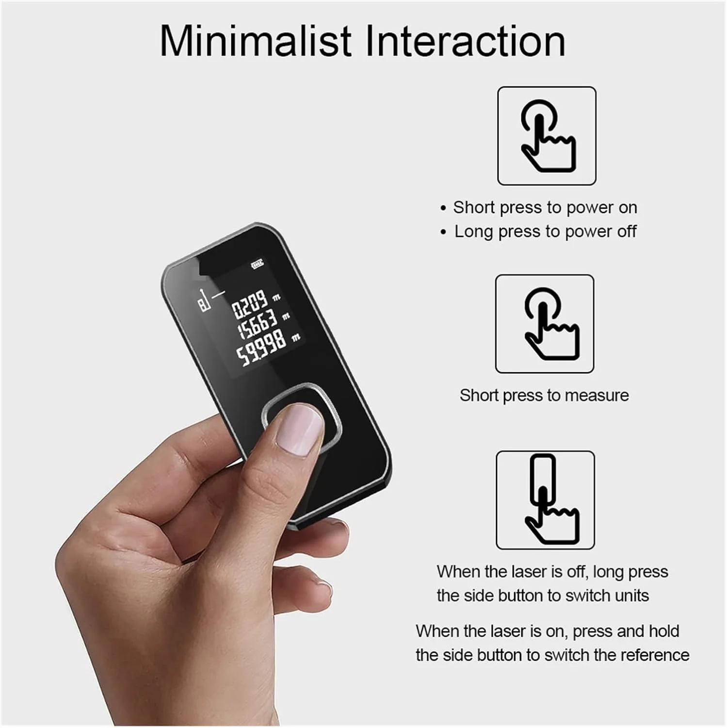 متر لیزری کوچک، ابزار اندازه گیری دقیق متر لیزری کوچک، ابزار اندازه گیری دقیق