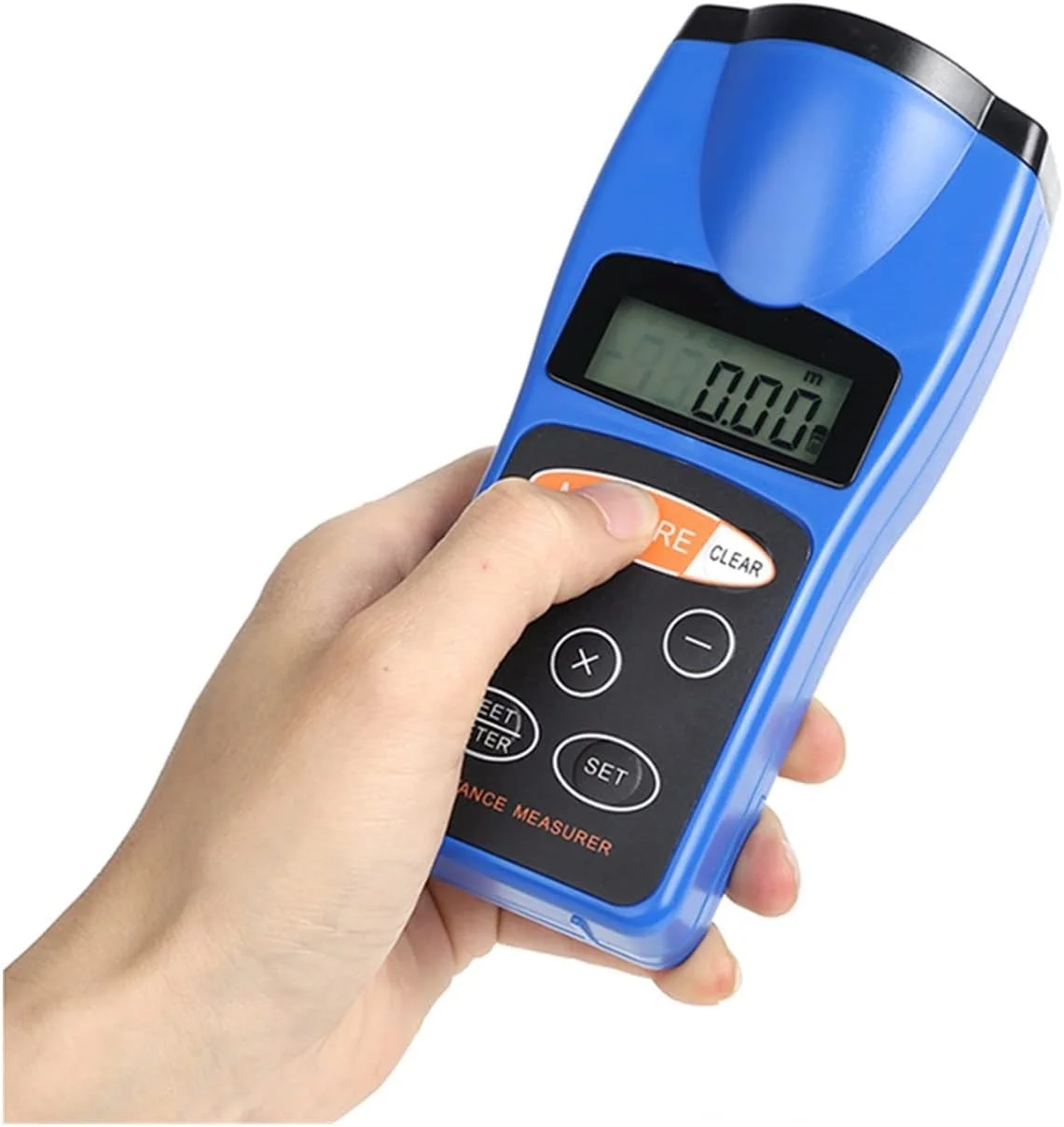 متر لیزری آلتراسونیک CP-3007 با صفحه نمایش LCD و عملکردهای متنوع، ابزاری دقیق برای اندازه گیری فاصله