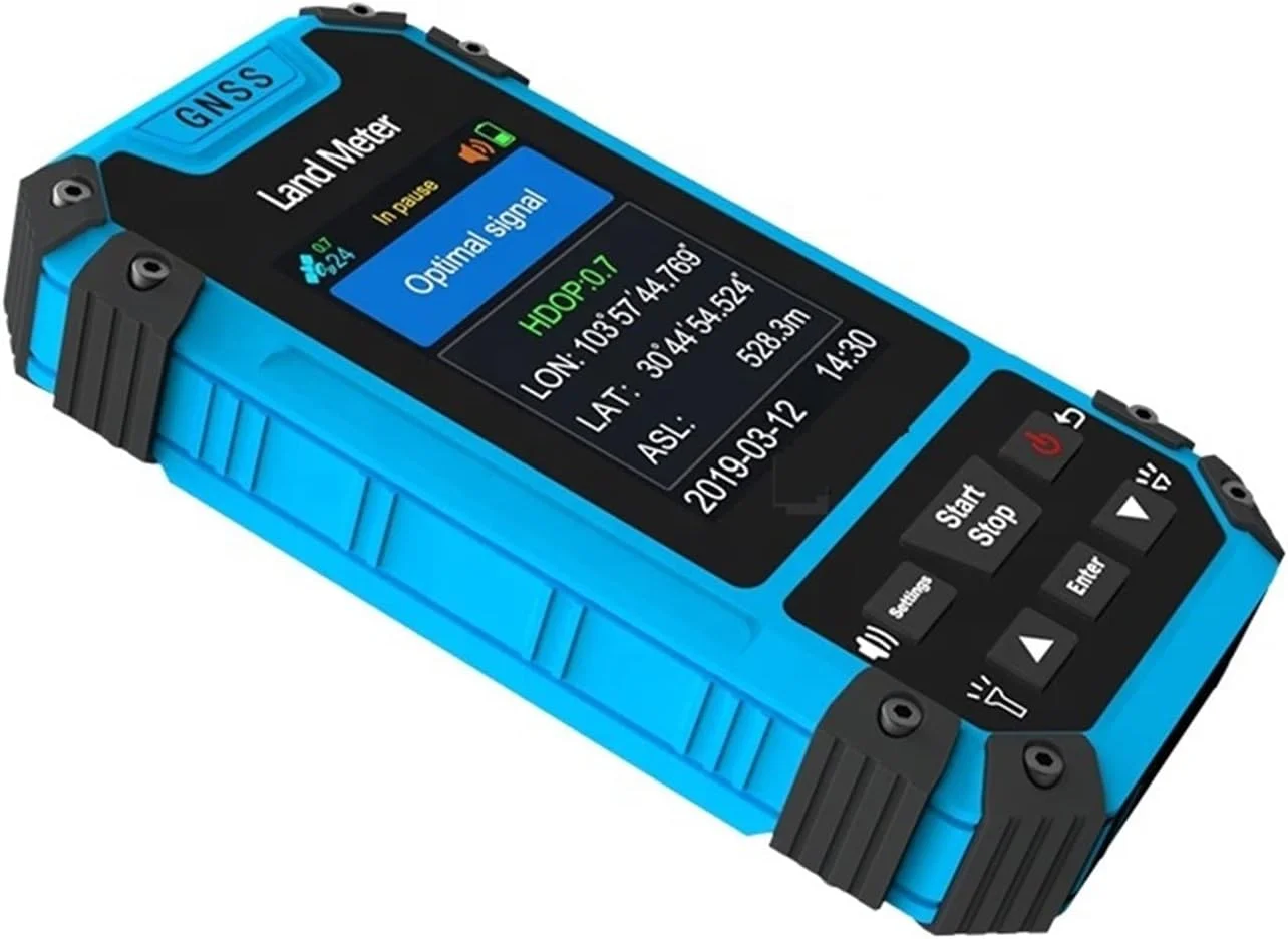 دستگاه اندازه گیری فاصله S3، تجهیزات نقشه برداری، متر زمینی، ابزار اندازه گیری زمین کشاورزی با صفحه نمایش رنگی، ابزار اندازه گیری زمین با دقت بالا