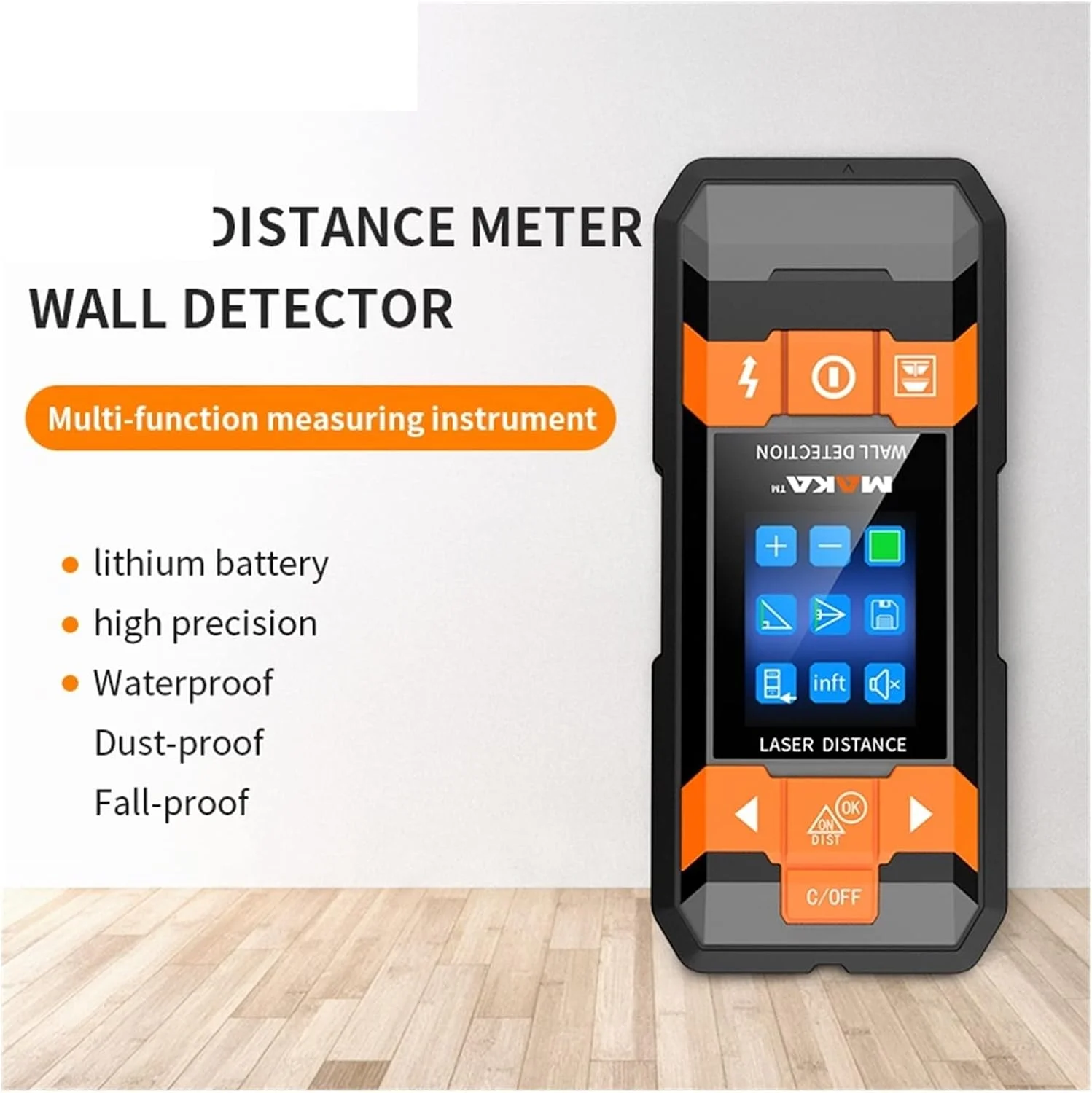 ابزار تشخیص دیوار، ردیاب دستی، آشکارساز دیوار، چوب، نصب سیم کشی برق، لوله آب، تشخیص خط تیره (رنگ: 2101d، سایز: 0) ابزار تشخیص دیوار، ردیاب دستی، آشکارساز دیوار، چوب، نصب سیم کشی برق، لوله آب، تشخیص خط تیره (رنگ: 2101d، سایز: 0)