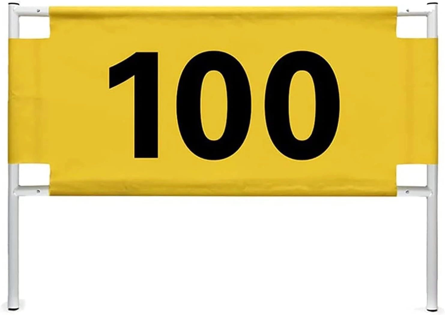 نشانگر فاصله زمین گلف، تابلوی دیجیتال لوله فولادی 50-200، تجهیزات زمین تمرین، اندازه گیری فاصله ضربه، برای زمین تمرین و حیاط خلوت