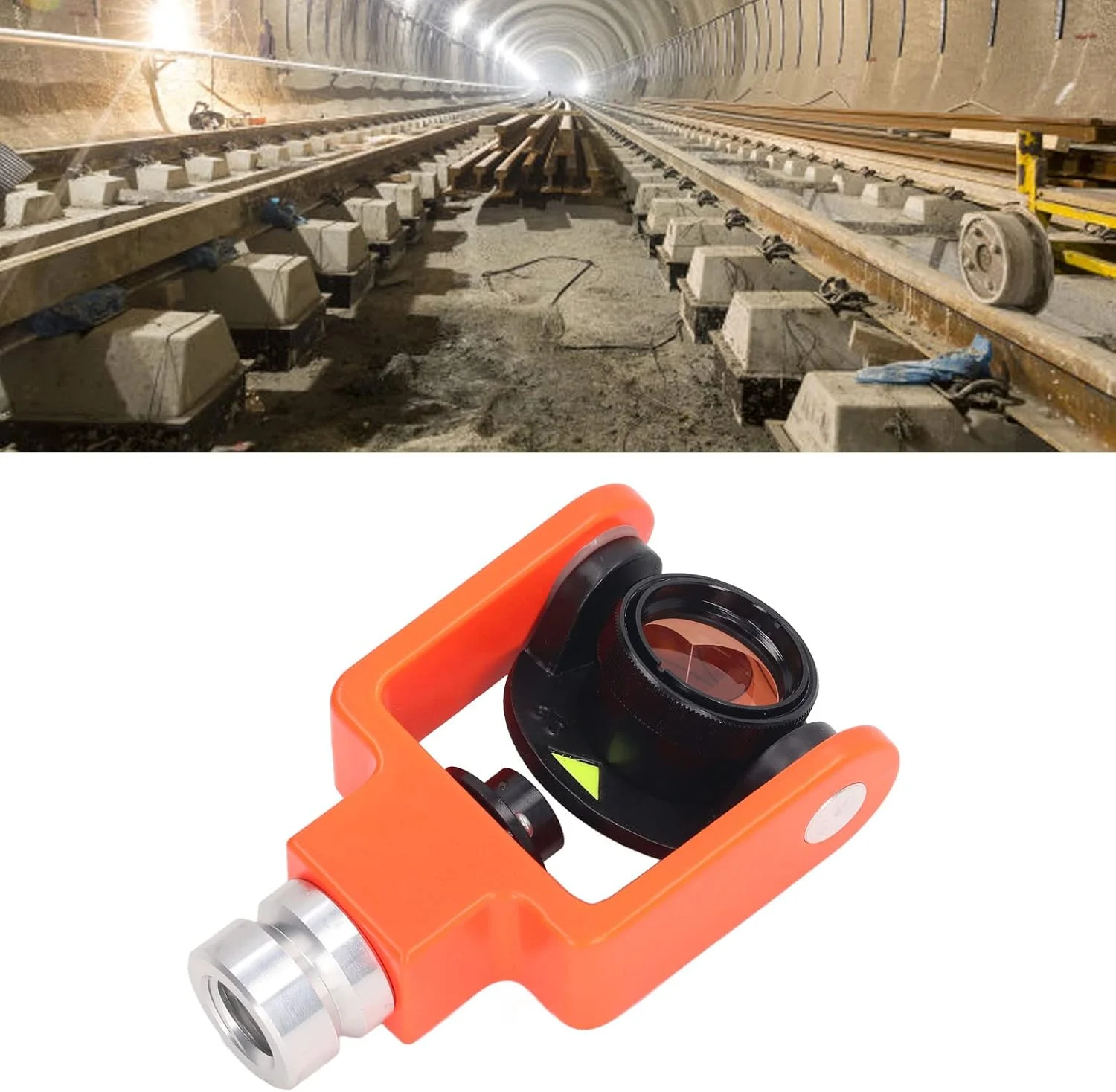 مجموعه مینی منشور، بازتابنده مینی منشور روکش مس سنگین برای توتال استیشن با براکت قلاب S برای نقشه برداری مهندسی