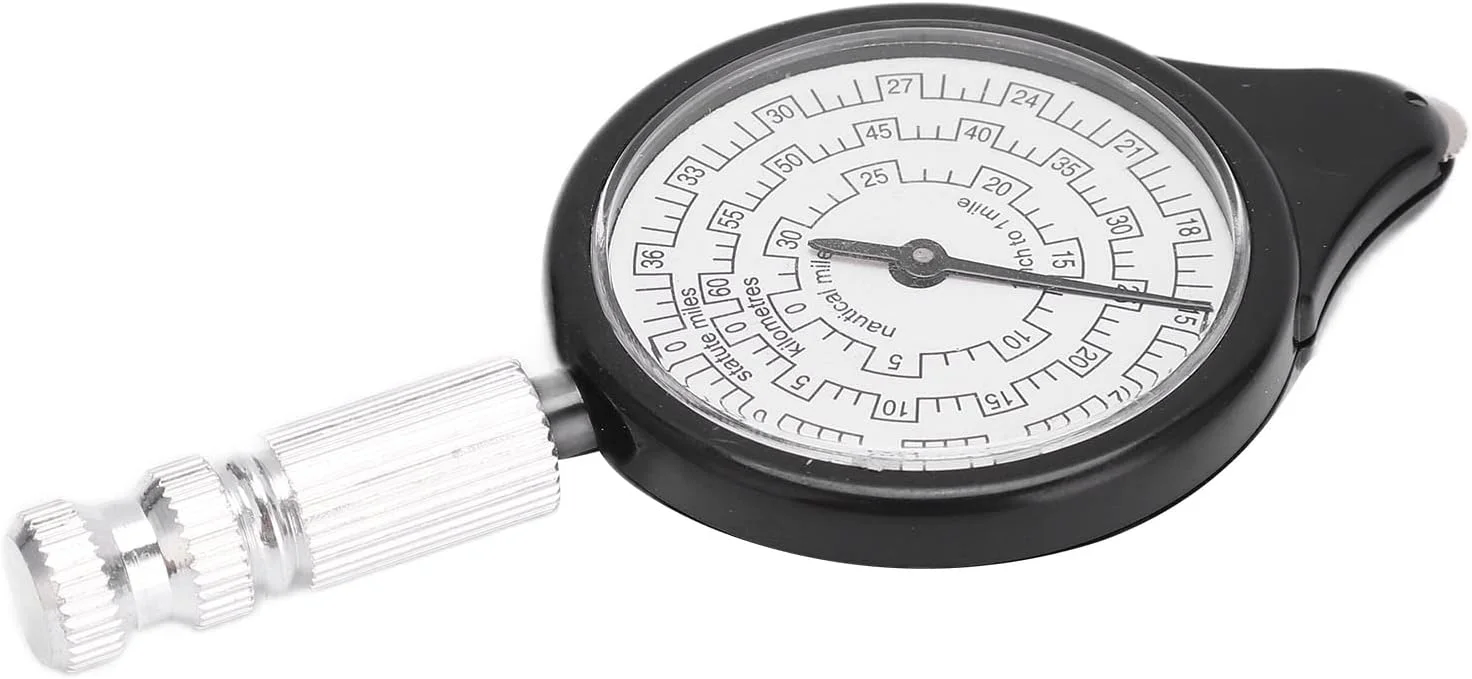 مسافت‌سنج نقشه، کیلومترشمار چند منظوره، مقیاس اندازه‌گیری نقشه، قطب‌نما، ابزار محاسبه فاصله راهنمای فضای باز