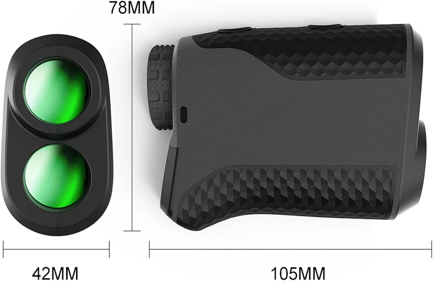 فاصله یاب لیزری تلسکوپی برای اندازه گیری سرعت، زاویه و فاصله، مناسب تجهیزات شکار و فضای باز