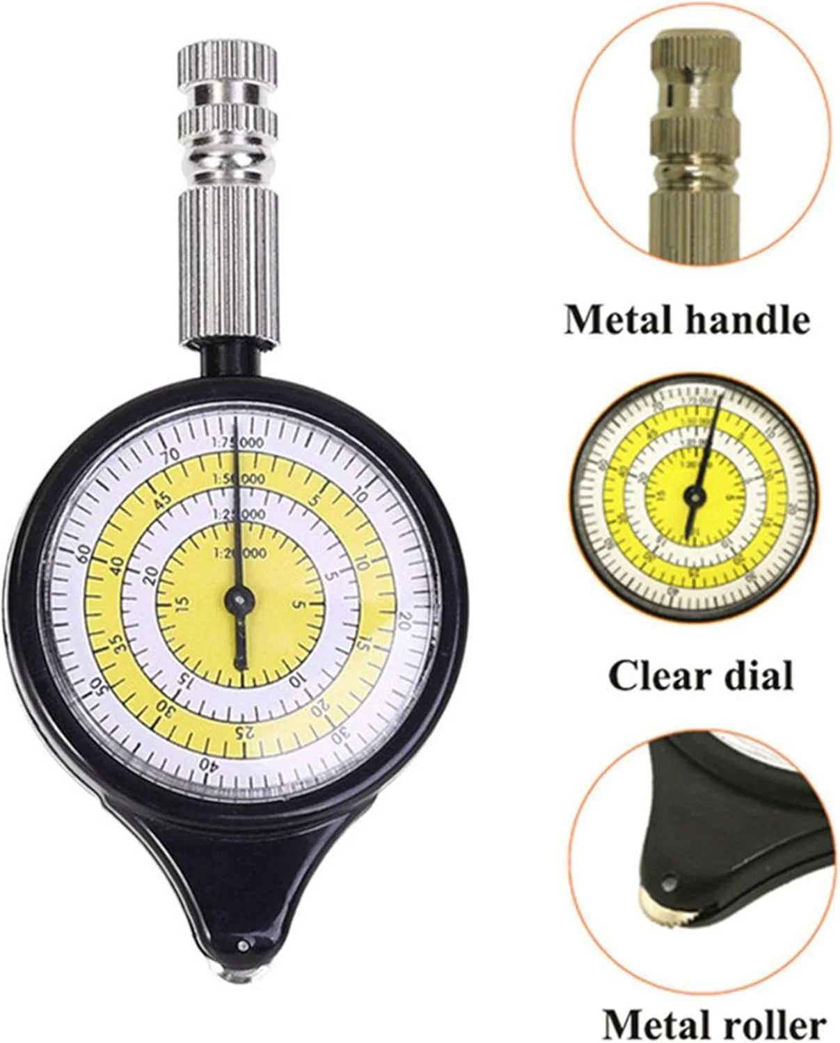 2 عدد نقشه یاب چند منظوره قطب نما و مسافت سنج مناسب کوهنوردی و ورزش های فضای باز
