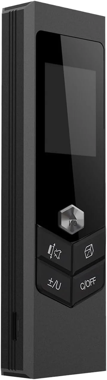 متر لیزری کوچک 60 متری پپیسکی با صفحه نمایش، محاسبه مساحت و فیثاغورس، دارای نور LED و قابل شارژ با USB