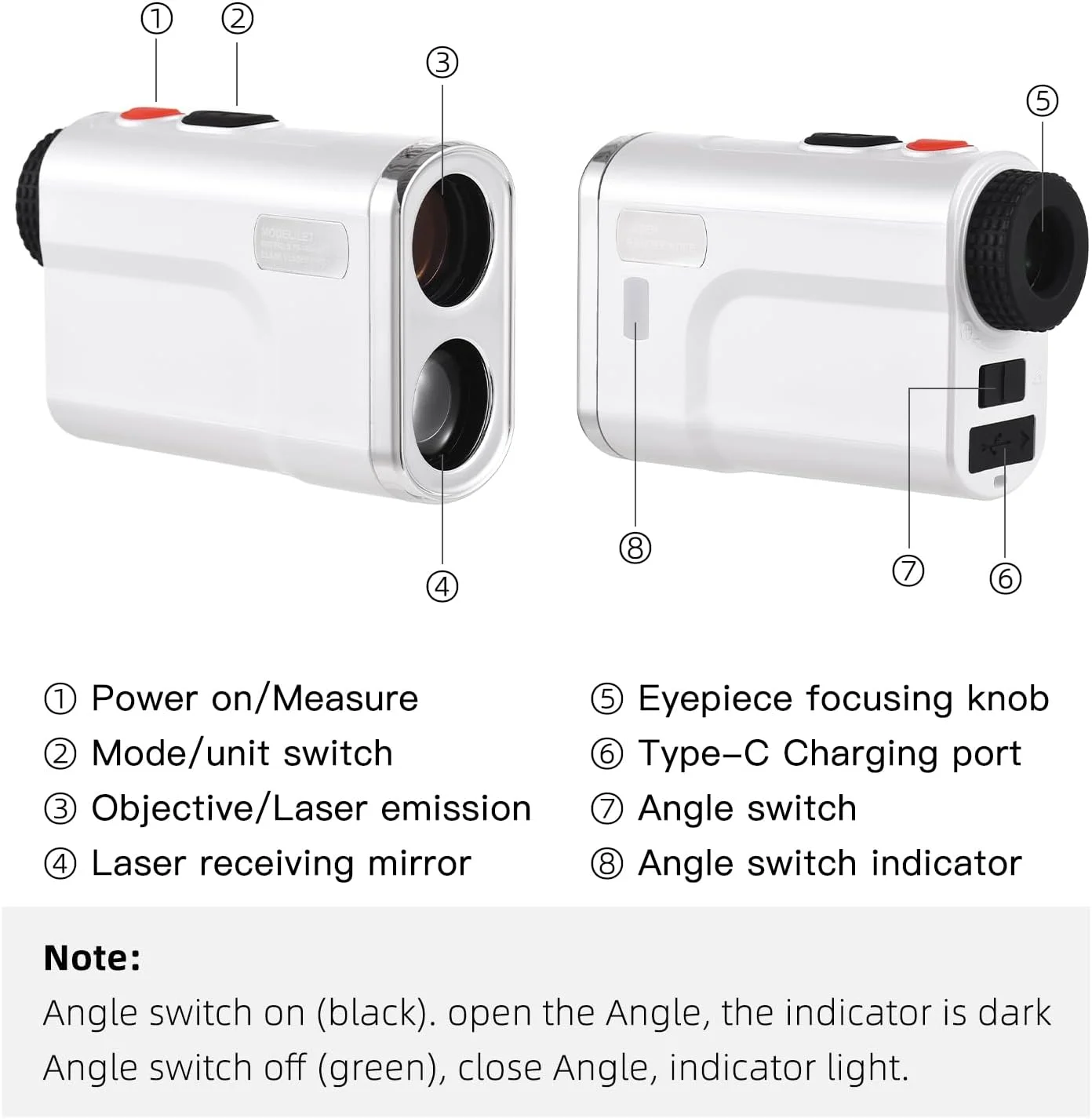 فاصله یاب گلف 700 متری Pepisky، تستر سرعت و مسافت، اندازه گیری دیجیتال فاصله یاب گلف 700 متری Pepisky، تستر سرعت و مسافت، اندازه گیری دیجیتال