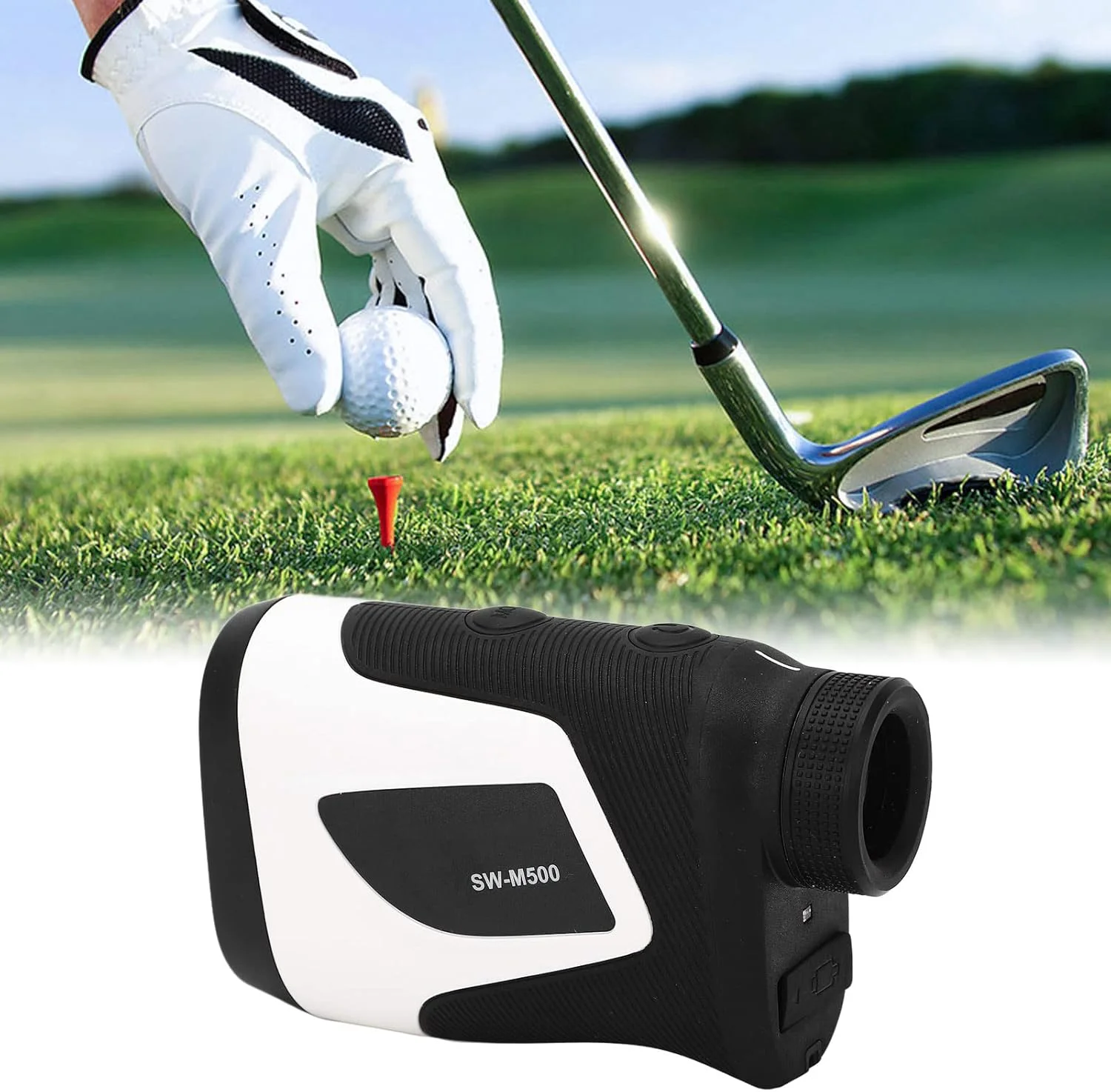 فاصله یاب شکار، فاصله یاب گلف 500 متری سبک با 2 حالت، ضد آب IP54 مناسب تماشای پرندگان فاصله یاب شکار، فاصله یاب گلف 500 متری سبک با 2 حالت، ضد آب IP54 مناسب تماشای پرندگان