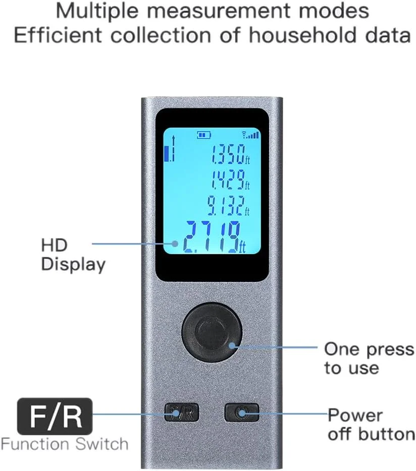 فاصله یاب هوشمند کوچک Pepisky، فاصله یاب دیجیتال 30 متری USB دستی