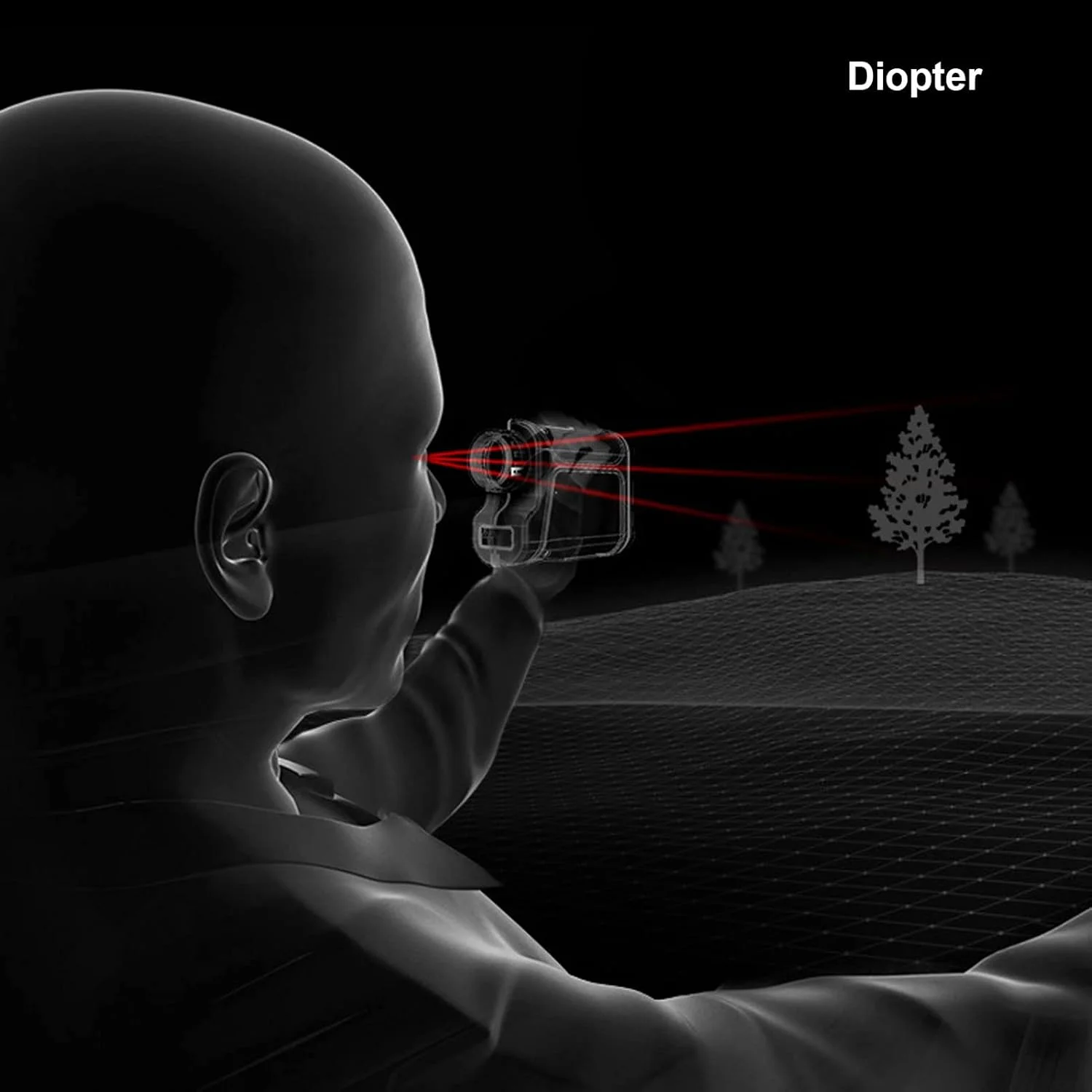 فاصله یاب شکار، فاصله یاب گلف 500 متری سبک با 2 حالت، ضد آب IP54 مناسب تماشای پرندگان فاصله یاب شکار، فاصله یاب گلف 500 متری سبک با 2 حالت، ضد آب IP54 مناسب تماشای پرندگان