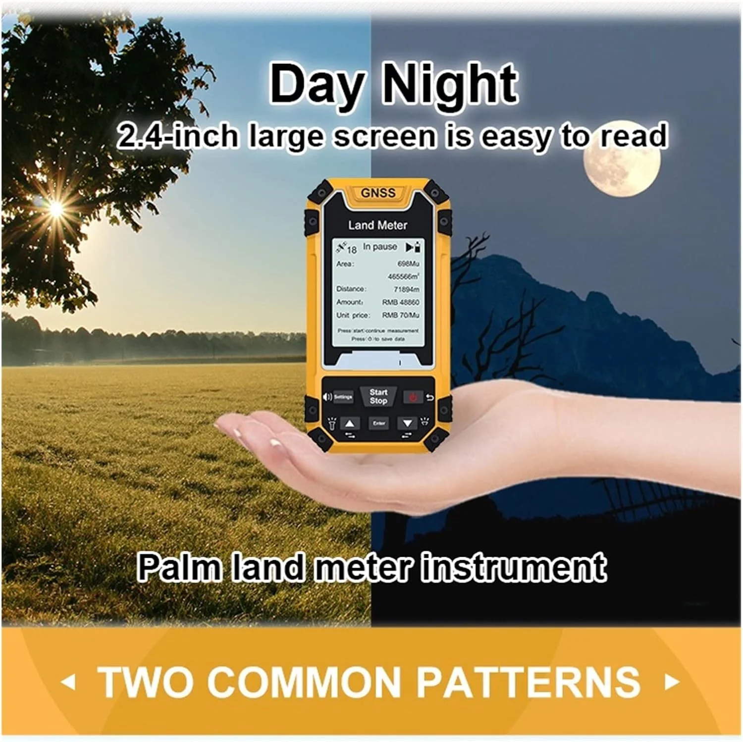 متر فاصله یاب S1 قابل حمل با سیستم های موقعیت یابی جی پی اس، گلوناس، SBAS و BeiDou، ابزار نقشه برداری زمین با صفحه نمایش 2.4 اینچی، دقت بالا متر فاصله یاب S1 قابل حمل با سیستم های موقعیت یابی جی پی اس، گلوناس، SBAS و BeiDou، ابزار نقشه برداری زمین با صفحه نمایش 2.4 اینچی، دقت بالا