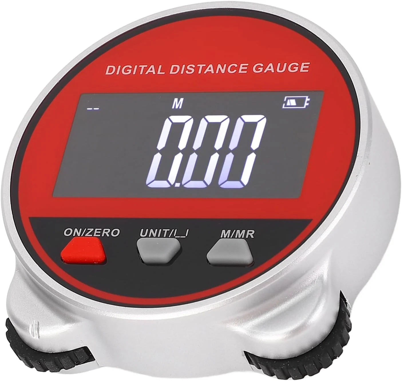 فاصله یاب چرخشی، محدوده 0 تا 199.999 متر، متر دیجیتال LCD شفاف