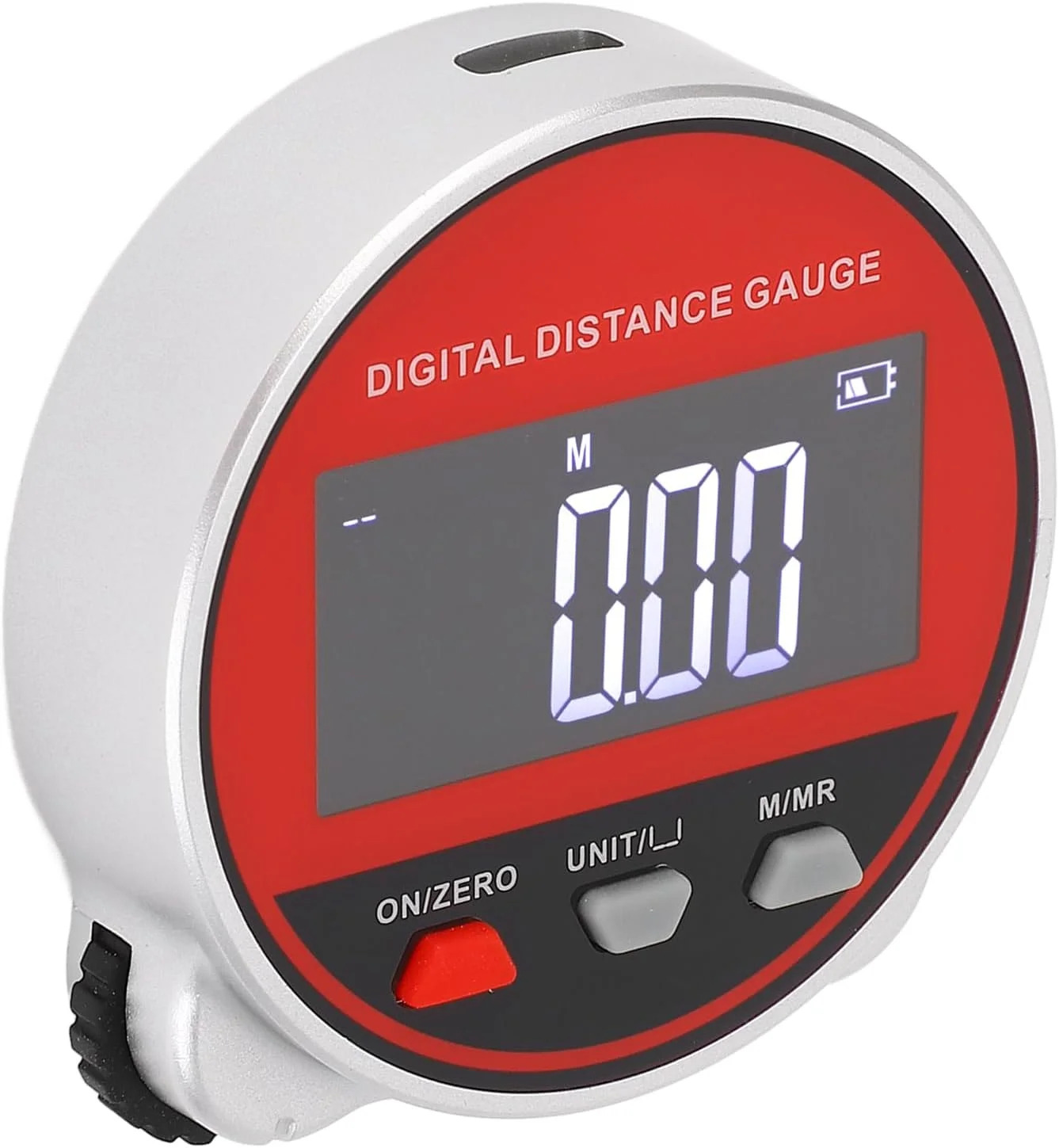 فاصله یاب چرخشی، محدوده 0 تا 199.999 متر، متر دیجیتال LCD شفاف