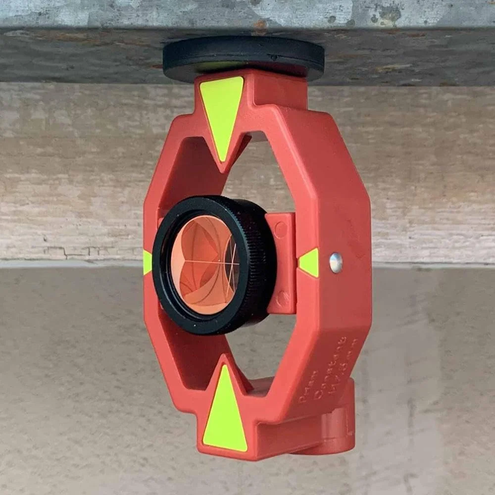 مینی منشور با پایه مغناطیسی برای توتال استیشن نوع سوئیسی، نقشه برداری با آفست 17.5 میلی متر (رنگ: آفست 0 میلی متر)