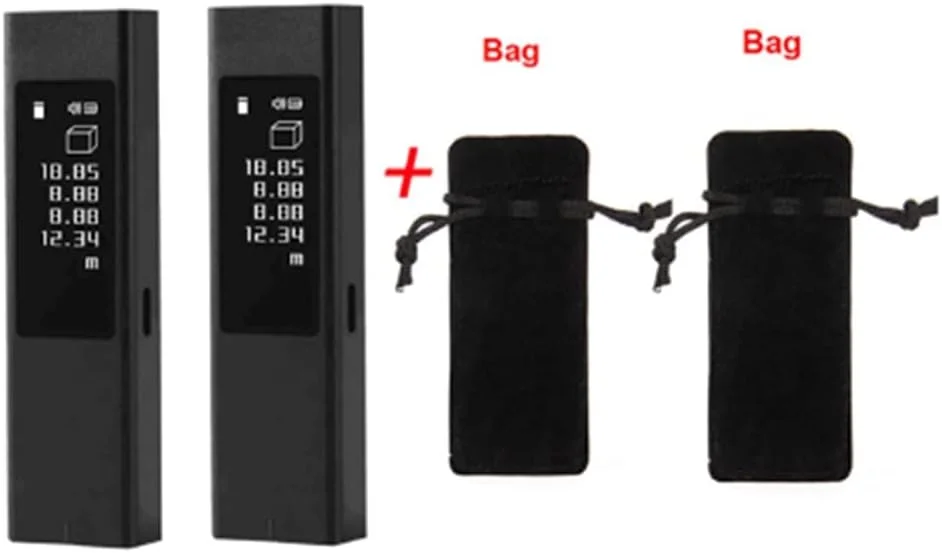 ابزار اندازه گیری صفحه لمسی با دقت بالا LS5 40 متری مادون قرمز اندازه گیری دقیق 1 عدد مسافت یاب لیزری دستی