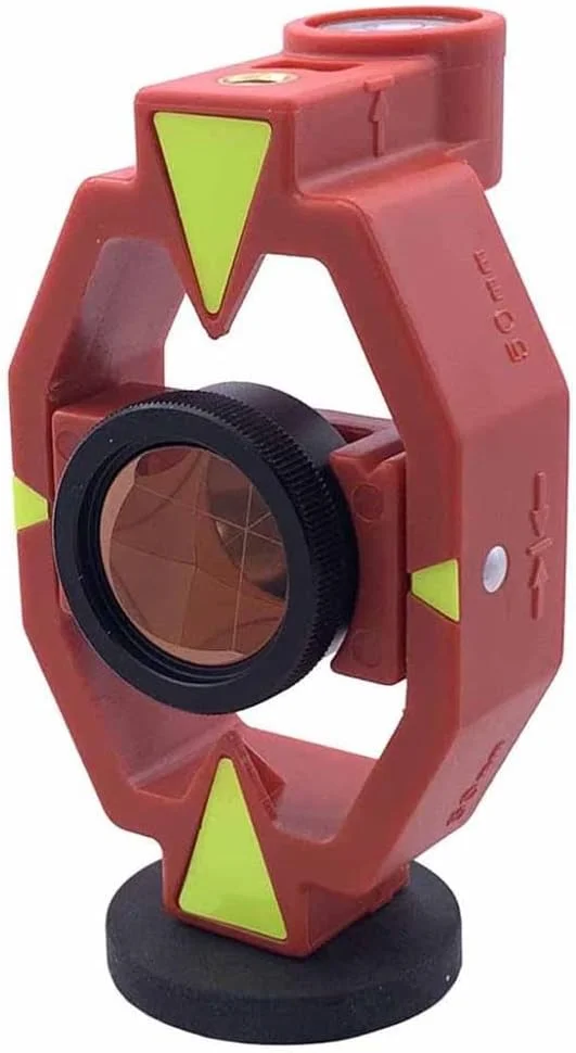 مینی منشور با پایه مغناطیسی برای توتال استیشن نوع سوئیسی، نقشه برداری با آفست 17.5 میلی متر (رنگ: آفست 0 میلی متر)