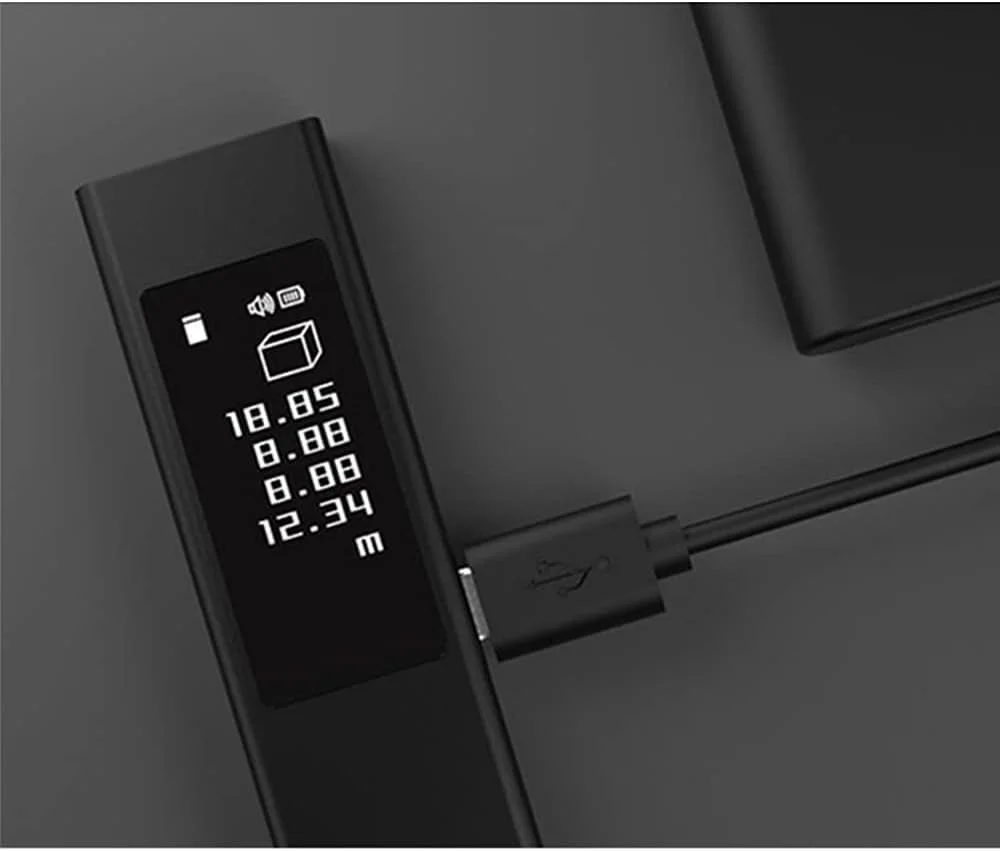 ابزار اندازه گیری صفحه لمسی با دقت بالا LS5 40 متری مادون قرمز اندازه گیری دقیق 1 عدد مسافت یاب لیزری دستی