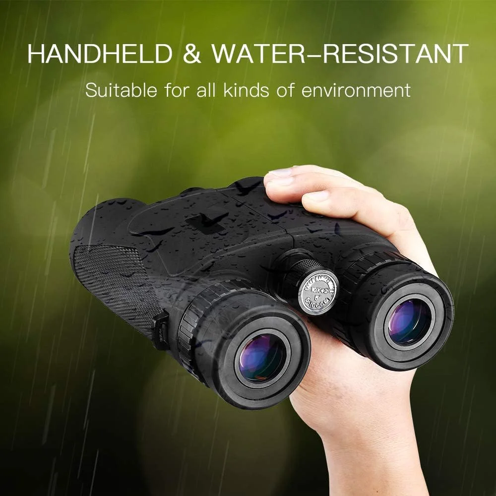 فاصله یاب 1500 متری دوربین دوچشمی تلسکوپ با بزرگنمایی 10x42 و قابلیت اندازه گیری سرعت، مناسب برای گلف و فعالیت های فضای باز