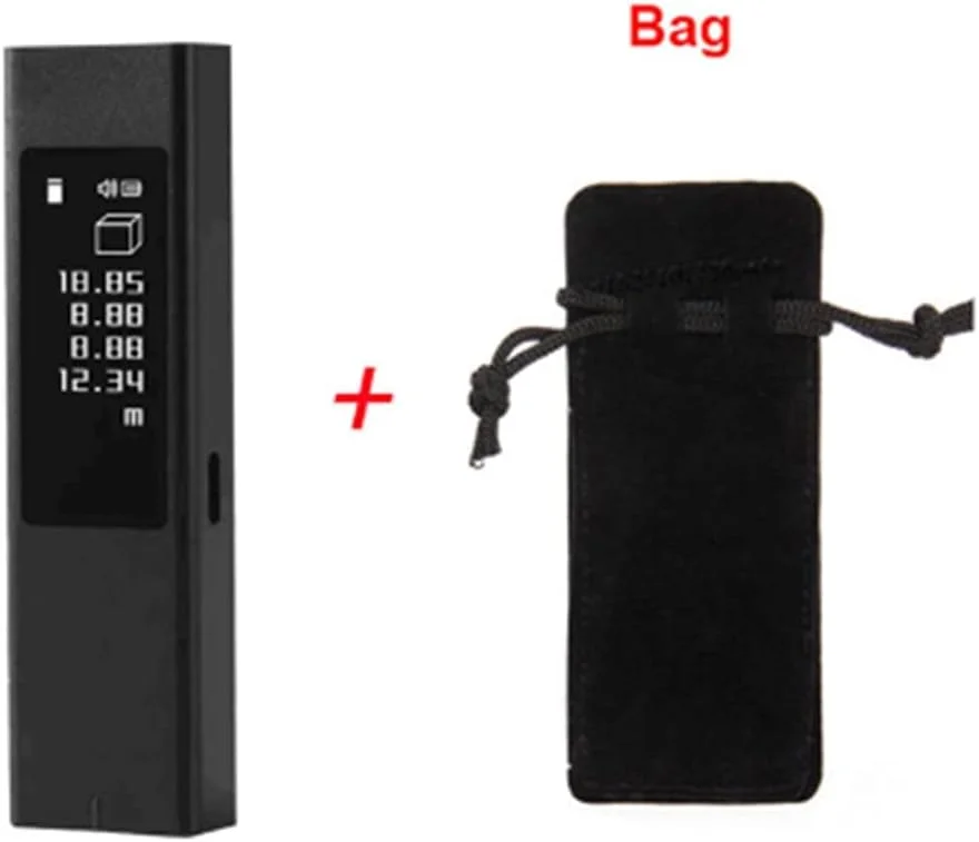 فاصله یاب ابزار اندازه گیری 1 عددی مادون قرمز OLED LS5 لیزری دستی قابل حمل با صفحه لمسی و دقت بالا