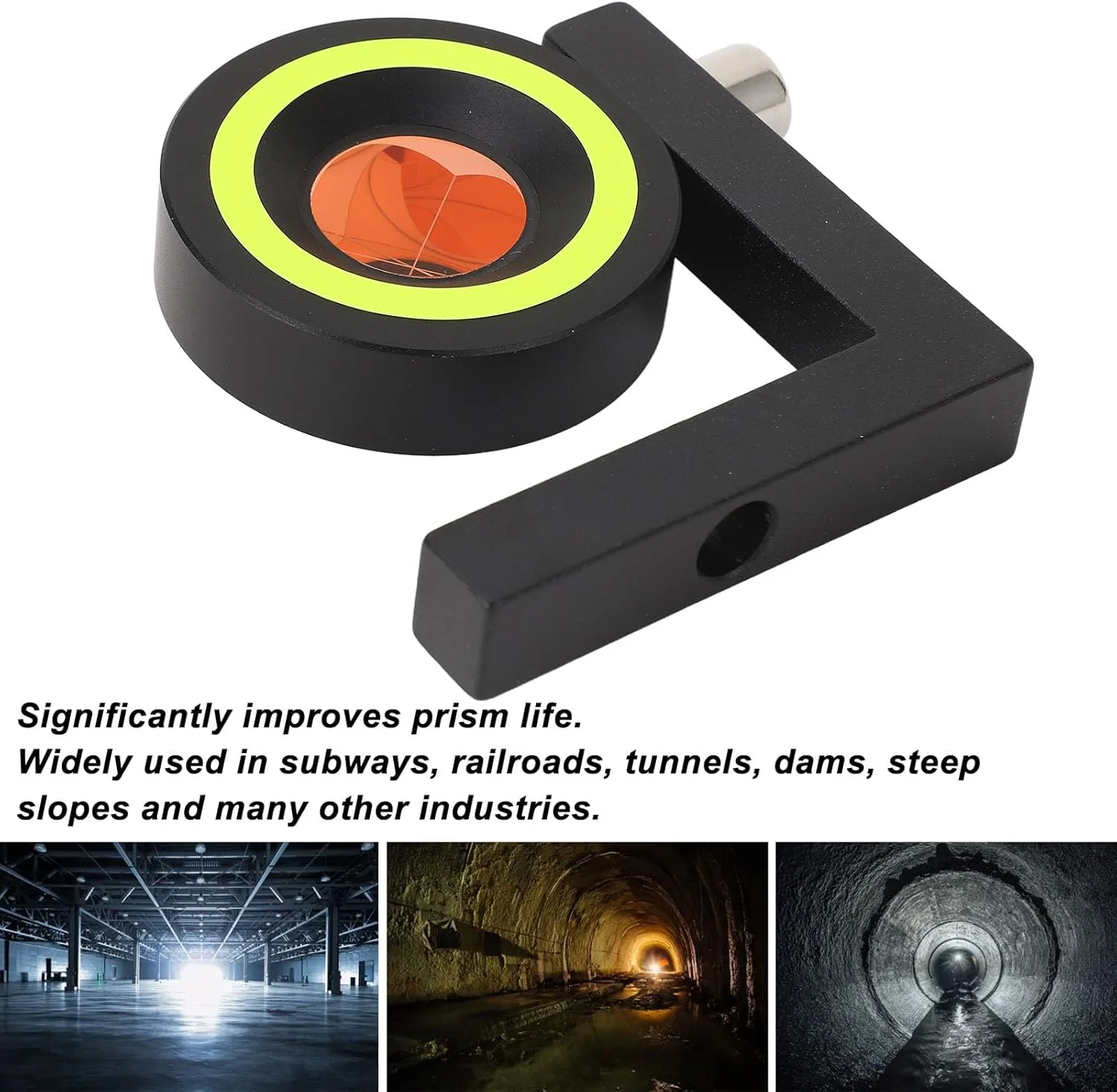 منشور زاویه راست 90 درجه Luqeeg، منشور ایستگاه کل دقیق، منشور مینی میله ای ایستگاه کل MP110 برای ایستگاه های کل منشور زاویه راست 90 درجه Luqeeg، منشور ایستگاه کل دقیق، منشور مینی میله ای ایستگاه کل MP110 برای ایستگاه های کل