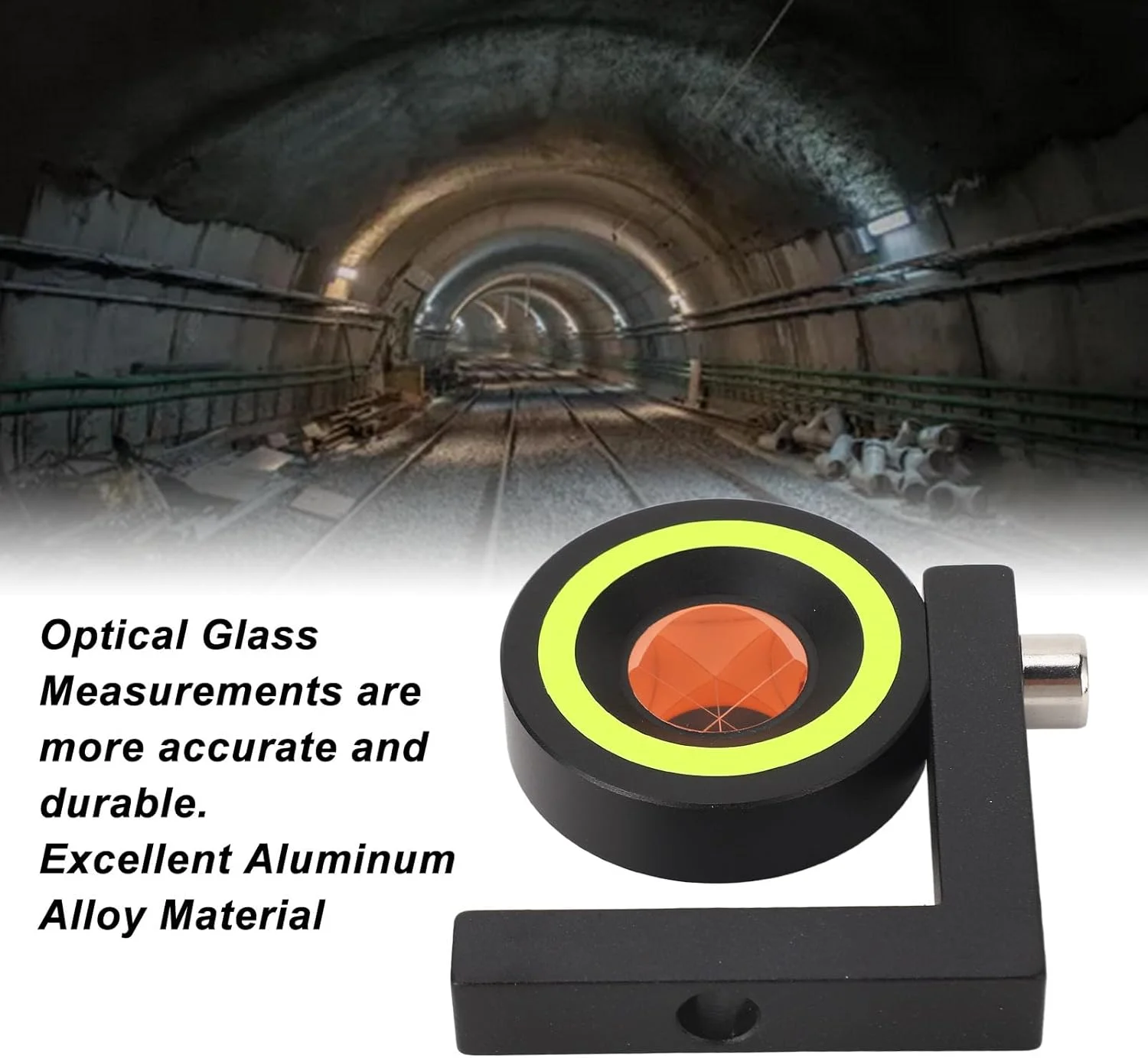 منشور زاویه راست 90 درجه Luqeeg، منشور ایستگاه کل دقیق، منشور مینی میله ای ایستگاه کل MP110 برای ایستگاه های کل منشور زاویه راست 90 درجه Luqeeg، منشور ایستگاه کل دقیق، منشور مینی میله ای ایستگاه کل MP110 برای ایستگاه های کل