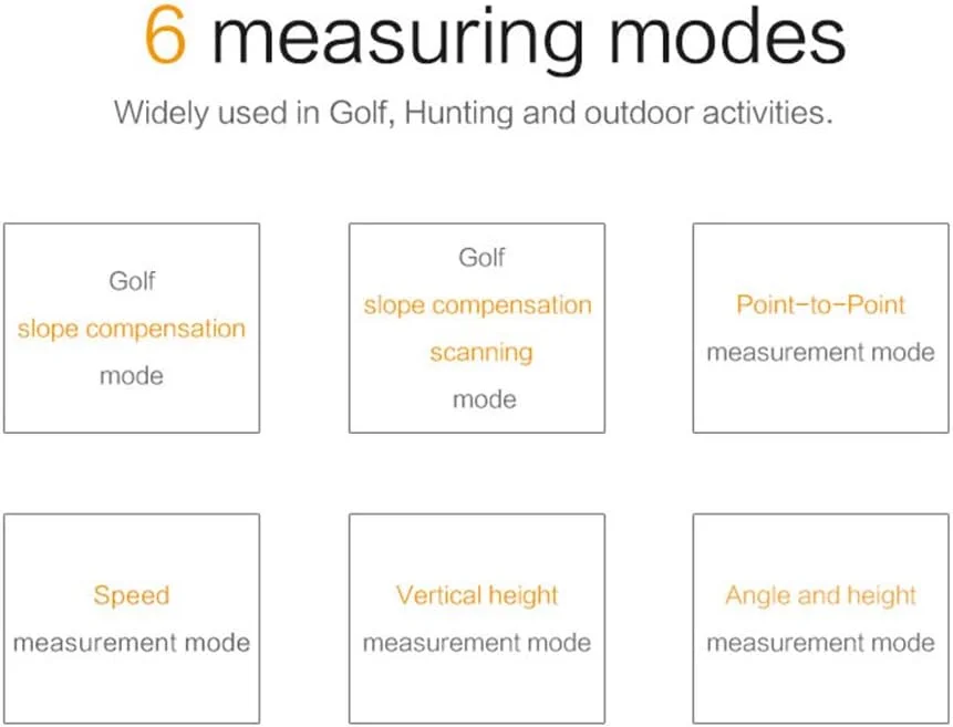 فاصله یاب زاویه دوربرد 0.5 متری با دقت بالا با 6 حالت اندازه گیری