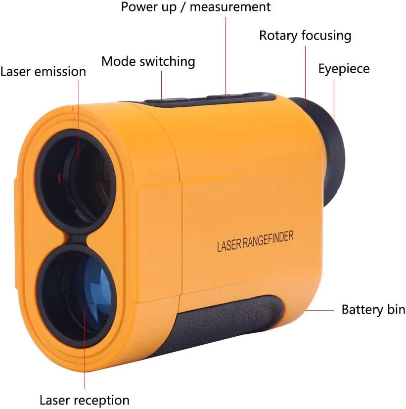 تلسکوپ مسافت یاب دستی مینی مونوکولار 1200 متری برای گلف و شکار تلسکوپ مسافت یاب دستی مینی مونوکولار 1200 متری برای گلف و شکار