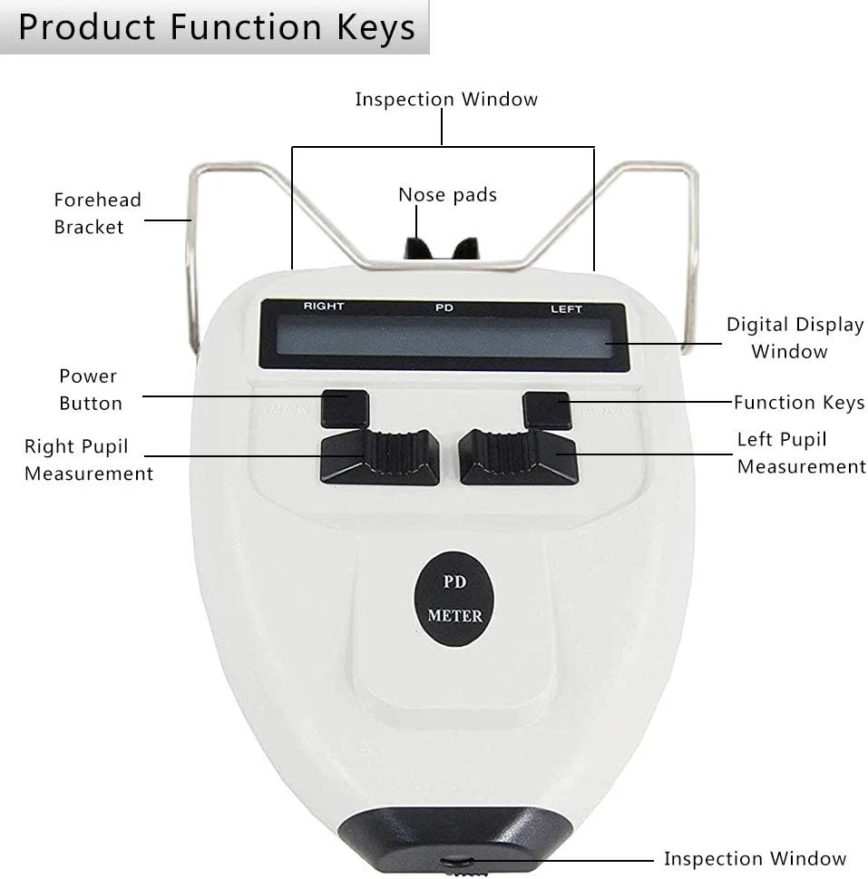دستگاه اندازه گیری فاصله مردمک چشمی JACOJE با محدوده 45-82 میلی متر مدل CP-32BT