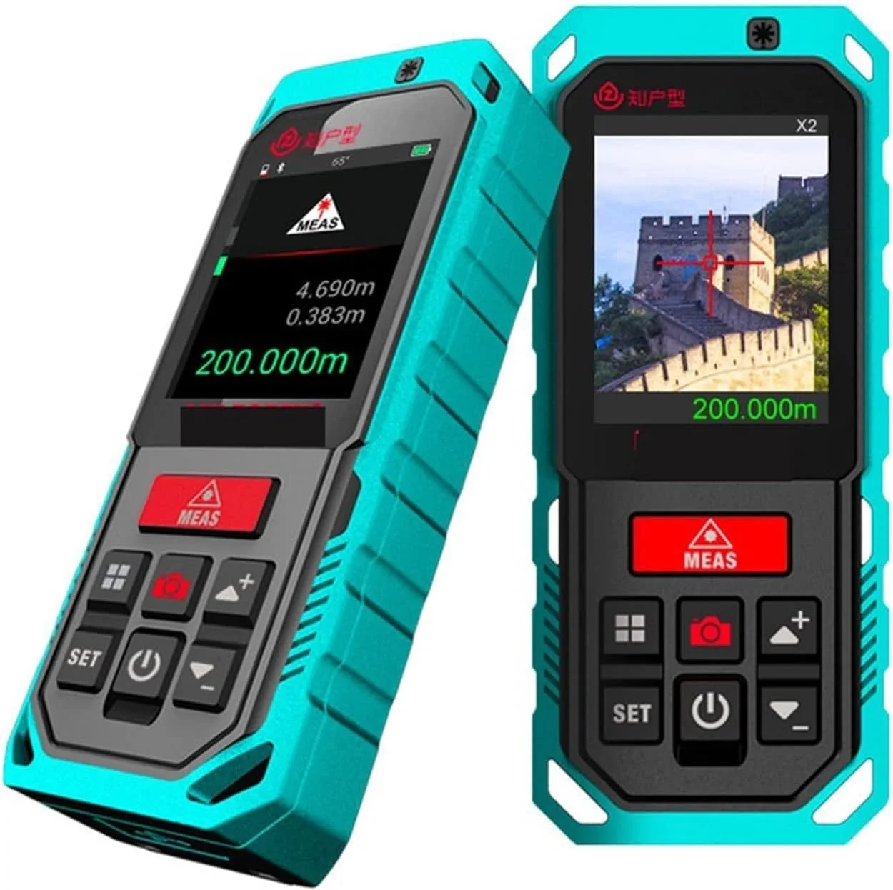 متر لیزری جیکوج مدل S2 با برد 60/80/100 متر، قابل شارژ، اندازه گیری دقیق و با دقت بالا