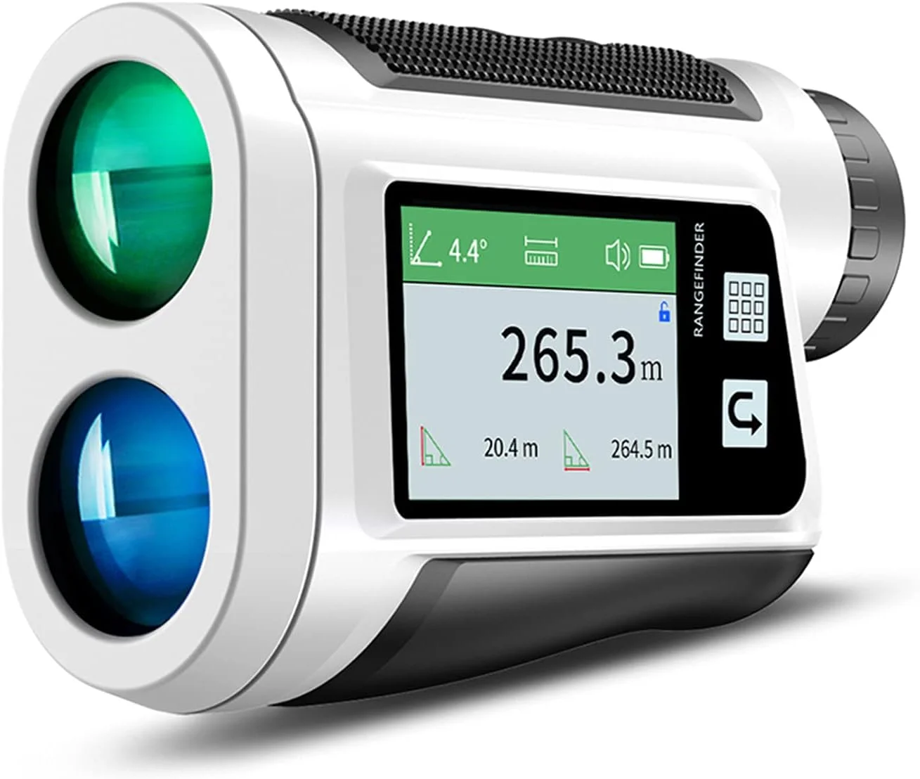 فاصله یاب لیزری قابل حمل و شارژی 600M - 1500M، ابزار اندازه گیری زاویه و مسافت