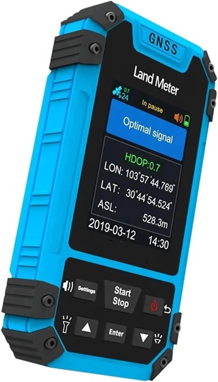 دستگاه اندازه گیری فاصله JACOJE مدل S3، تجهیزات نقشه برداری، متر زمینی، ابزار اندازه گیری زمین کشاورزی، صفحه نمایش رنگی، ابزار اندازه گیری زمین با دقت بالا