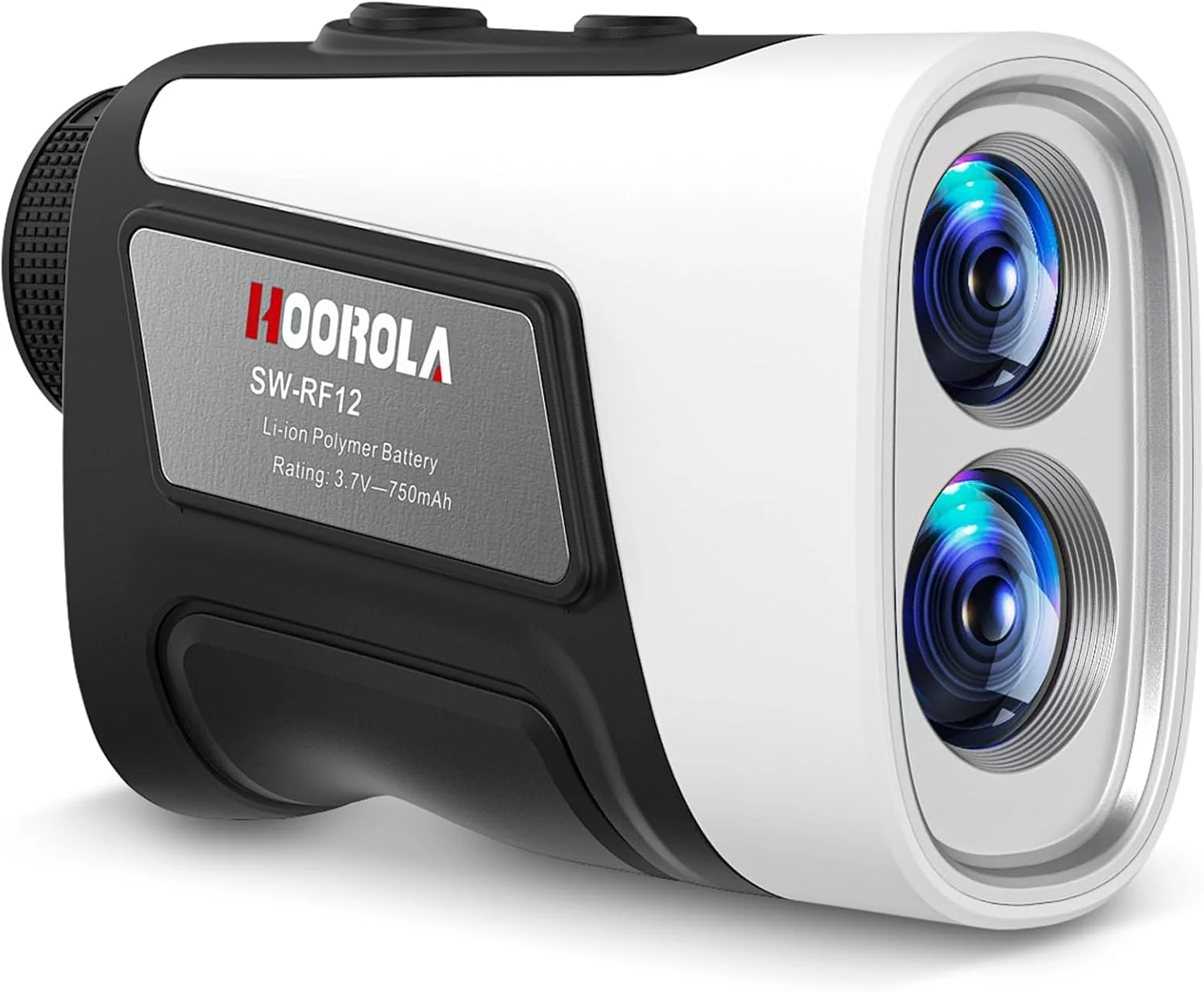 مسافت یاب گلف با شیب، مسافت یاب 1200 یاردی، بزرگنمایی 7X، قفل کردن میله پرچم با لرزش، مقاوم در برابر آب IP54، باتری 750 میلی آمپر ساعتی، نوار مغناطیسی، لوازم جانبی گلف برای مردان و زنان