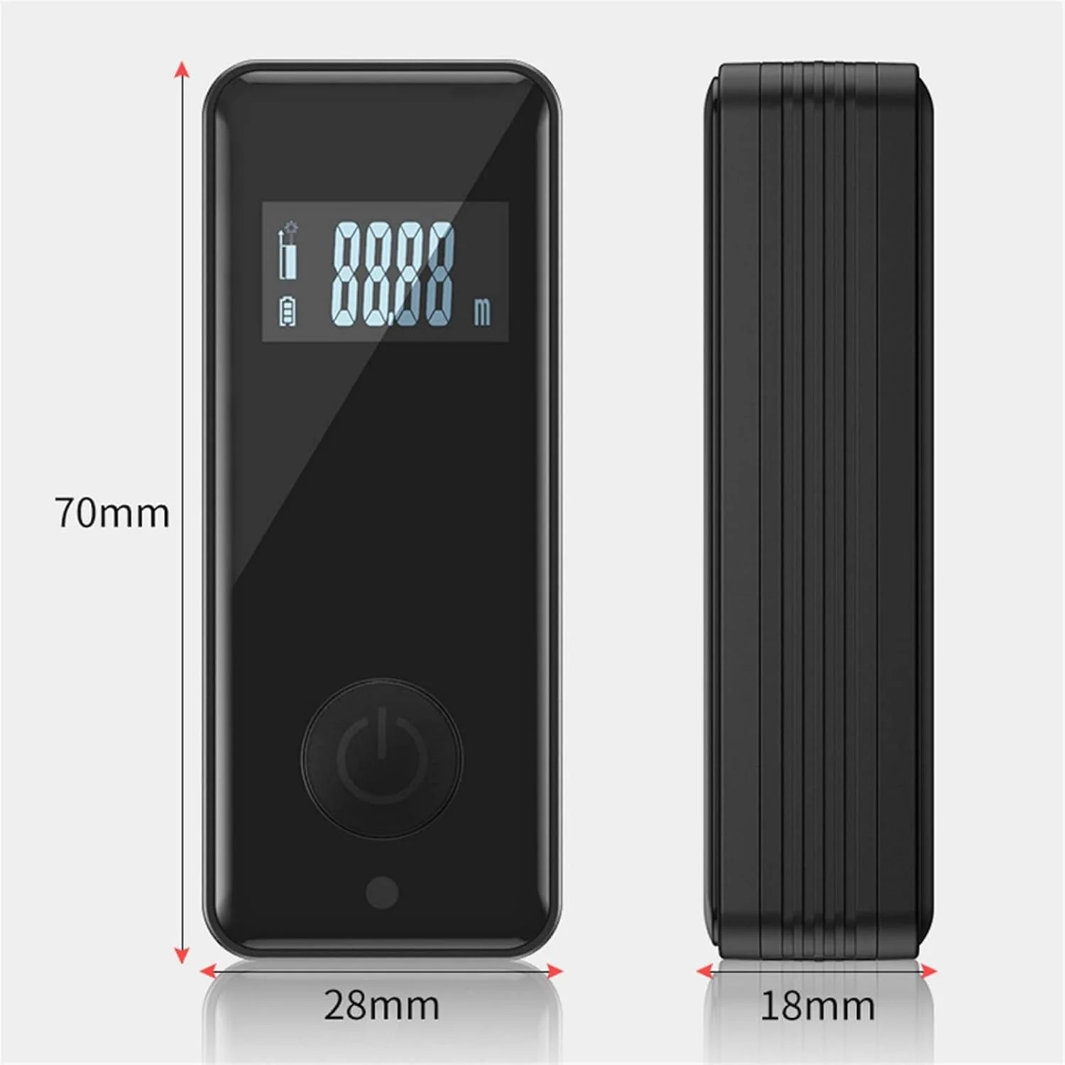 ساعت ارتفاع سنج، مسافت یاب لیزری قابل حمل با دقت بالا، ابزار اندازه گیری فاصله داخلی با سه واحد تبدیل، متر مسافت یاب لیزری ساعت ارتفاع سنج، مسافت یاب لیزری قابل حمل با دقت بالا، ابزار اندازه گیری فاصله داخلی با سه واحد تبدیل، متر مسافت یاب لیزری