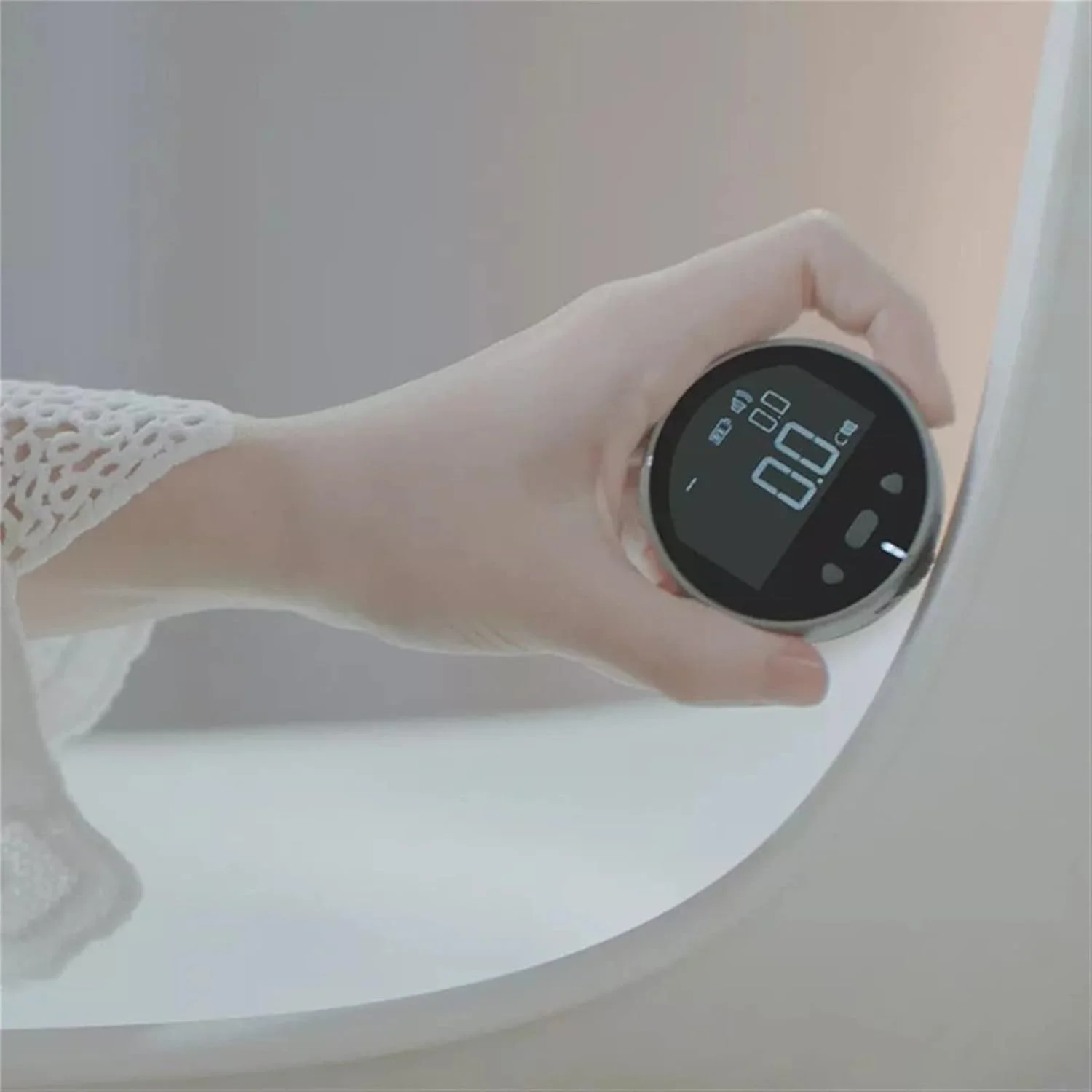 ساعت ارتفاع سنج، مسافت یاب لیزری، متر نواری الکترونیکی، صفحه نمایش LCD دیجیتال HD، ابزار متر الکترونیکی با دقت بالا