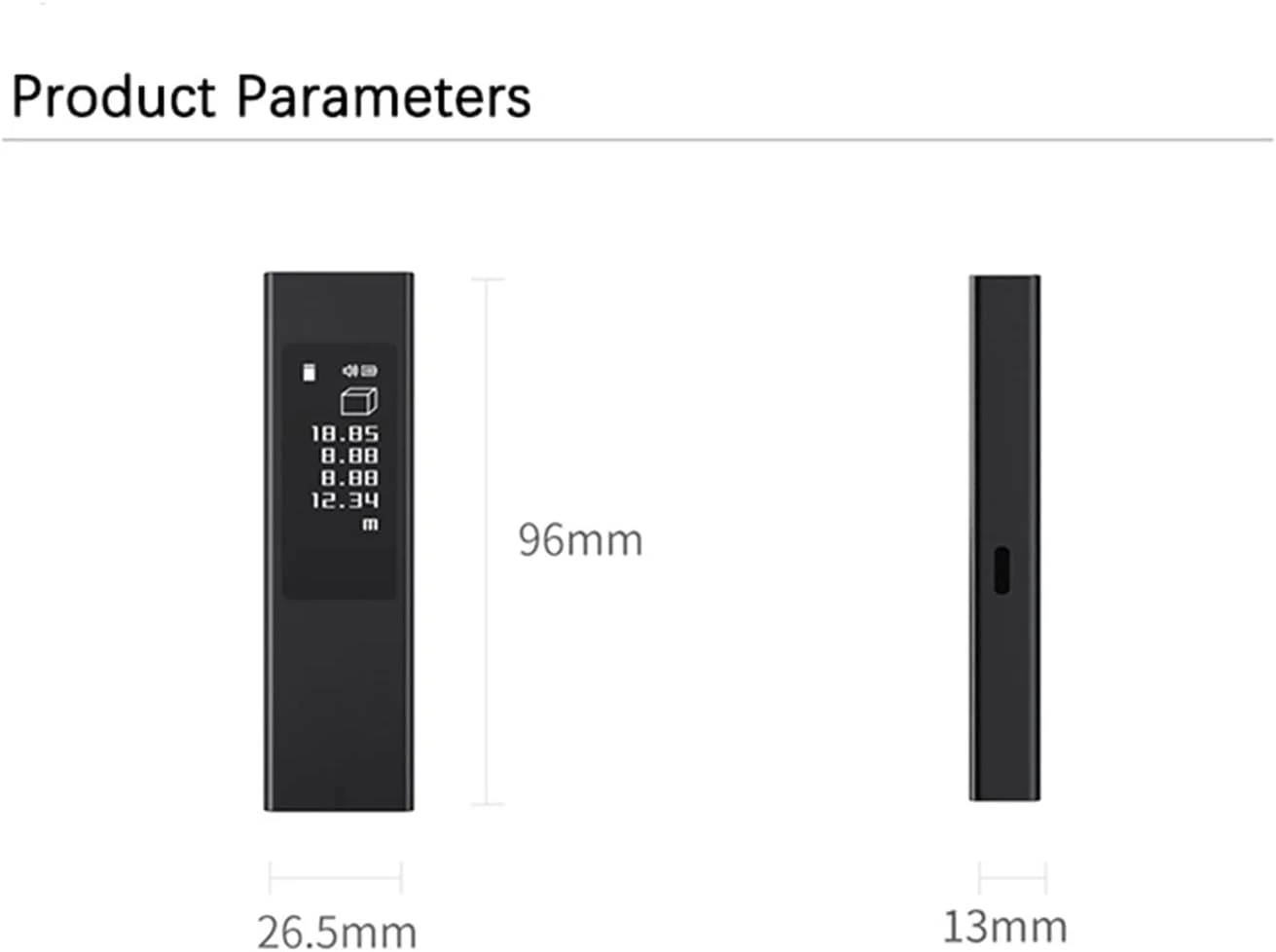 ساعت ارتفاع سنج، مسافت یاب لیزری مادون قرمز، ابزار اندازه گیری فاصله لیزری، ابزار اندازه گیری الکترونیکی اتاق
