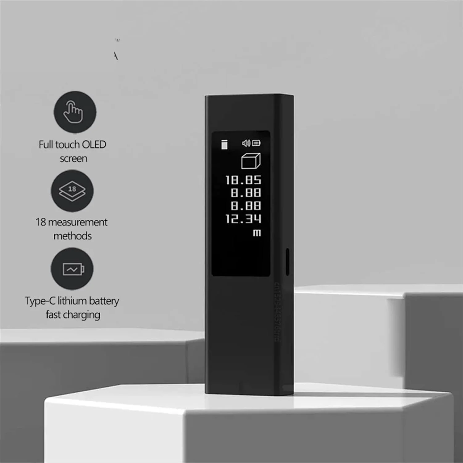 ساعت ارتفاع سنج، مسافت یاب لیزری مادون قرمز، ابزار اندازه گیری فاصله لیزری، ابزار اندازه گیری الکترونیکی اتاق