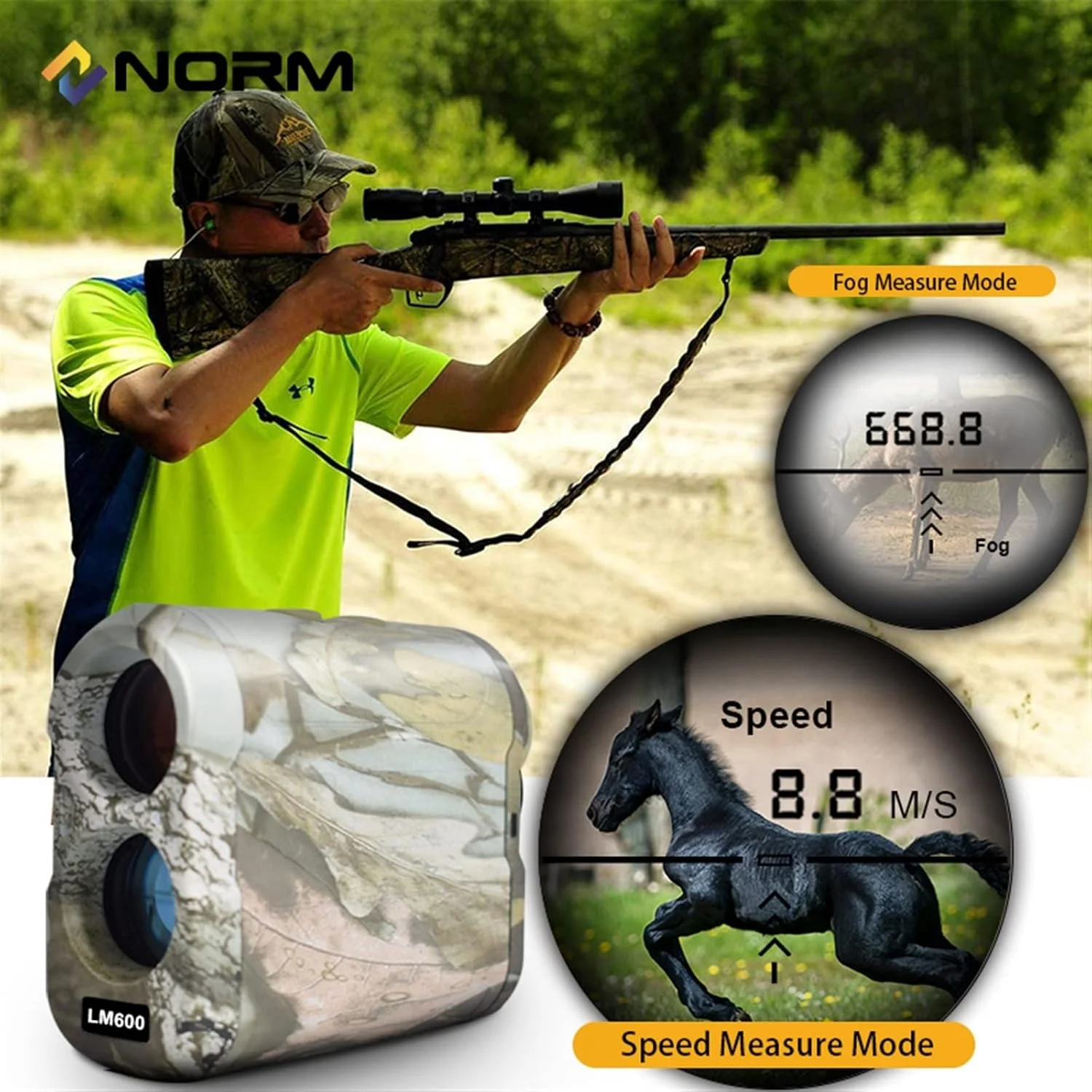 ساعت ارتفاع سنج، مسافت یاب لیزری برای گلف، شکار و نقشه برداری (رنگ: Hortel، اندازه: 1500 متر) ساعت ارتفاع سنج، مسافت یاب لیزری برای گلف، شکار و نقشه برداری (رنگ: Hortel، اندازه: 1500 متر)