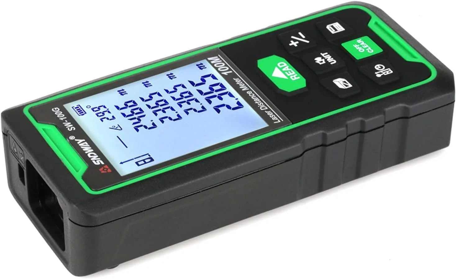 ساعت ارتفاع سنج، مسافت یاب لیزری، مسافت سنج دیجیتال، نور سبز، سنسور اندازه گیری فاصله