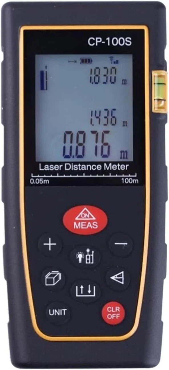 ساعت ارتفاع سنج، متر لیزری قابل حمل، ترازوی لیزری با دقت بالا، تراز حبابی