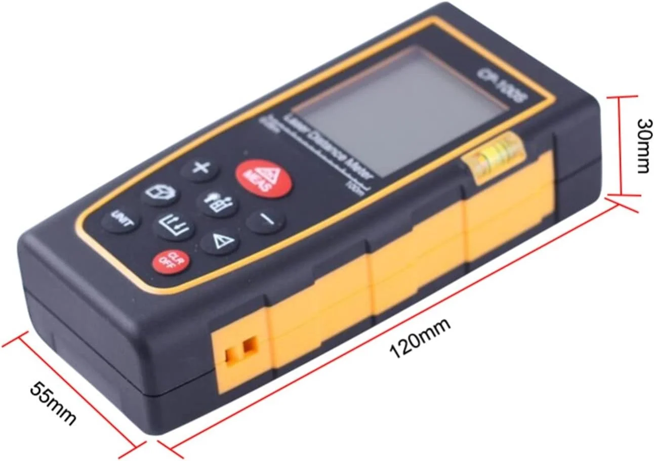 ساعت ارتفاع سنج، متر لیزری قابل حمل، ترازوی لیزری با دقت بالا، تراز حبابی