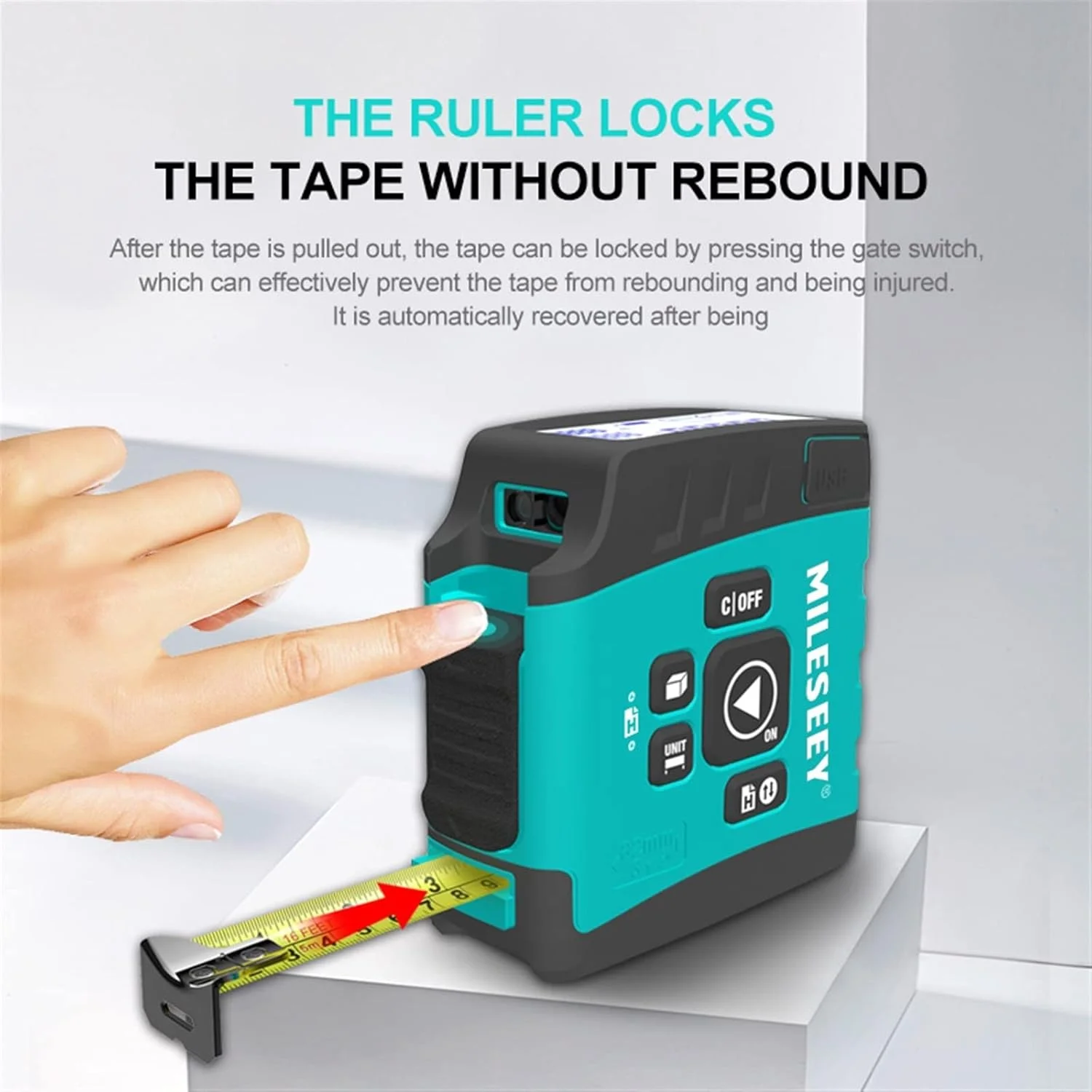 ساعت ارتفاع سنج، متر لیزری قابل حمل، فاصله یاب لیزری دیجیتال با دقت بالا، ابزار اندازه گیری