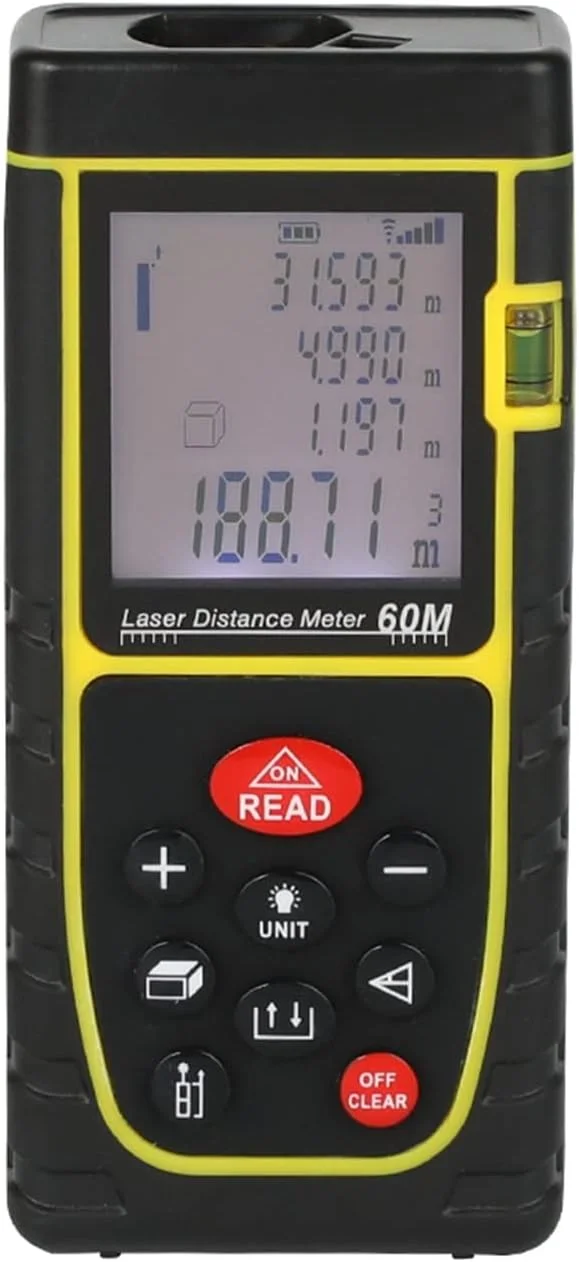ساعت ارتفاع سنج، راندمان بالا و مسافت یاب لیزری دقیق (رنگ: Hortel، اندازه: اندازه گیری فاصله 60 متری)