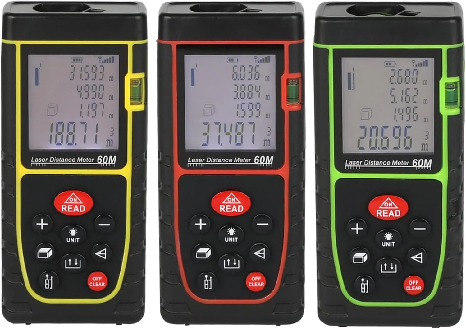 ساعت ارتفاع سنج، راندمان بالا و مسافت یاب لیزری دقیق (رنگ: Hortel، اندازه: اندازه گیری فاصله 60 متری)
