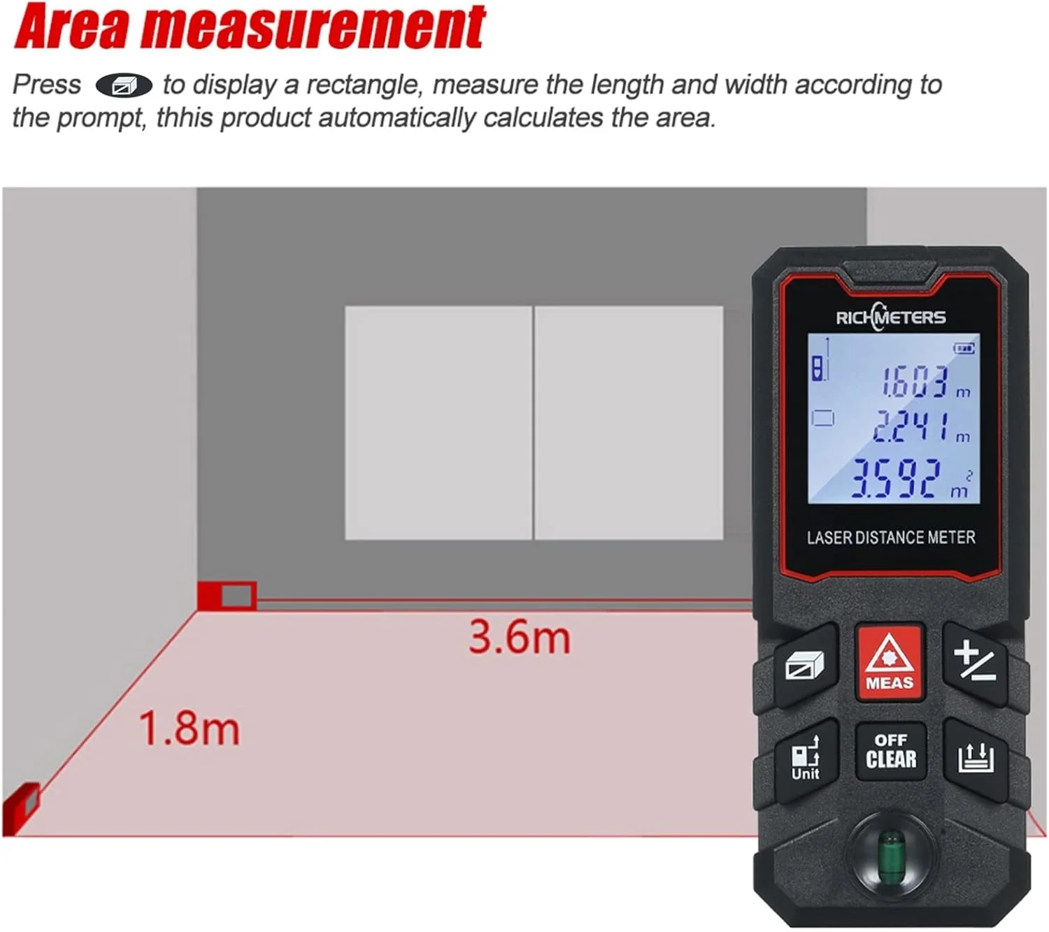 ساعت ارتفاع سنج، متر لیزری فاصله، رولت الکترونیکی لیزری، متر نواری دیجیتال لیزری، متر لیزری (رنگ: 60 متر) ساعت ارتفاع سنج، متر لیزری فاصله، رولت الکترونیکی لیزری، متر نواری دیجیتال لیزری، متر لیزری (رنگ: 60 متر)