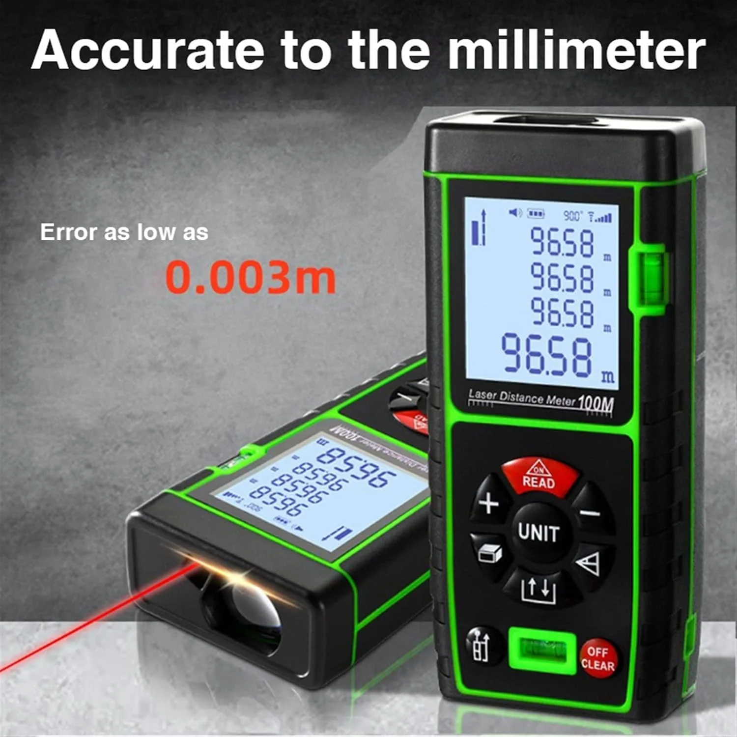 ساعت ارتفاع سنج، متر لیزری فاصله یاب، ابزار تست خط کش دستگاه اندازه گیری