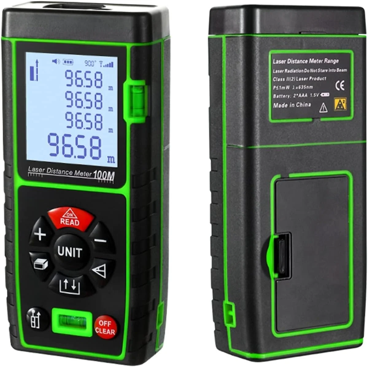 ساعت ارتفاع سنج، متر لیزری فاصله یاب، ابزار تست خط کش دستگاه اندازه گیری