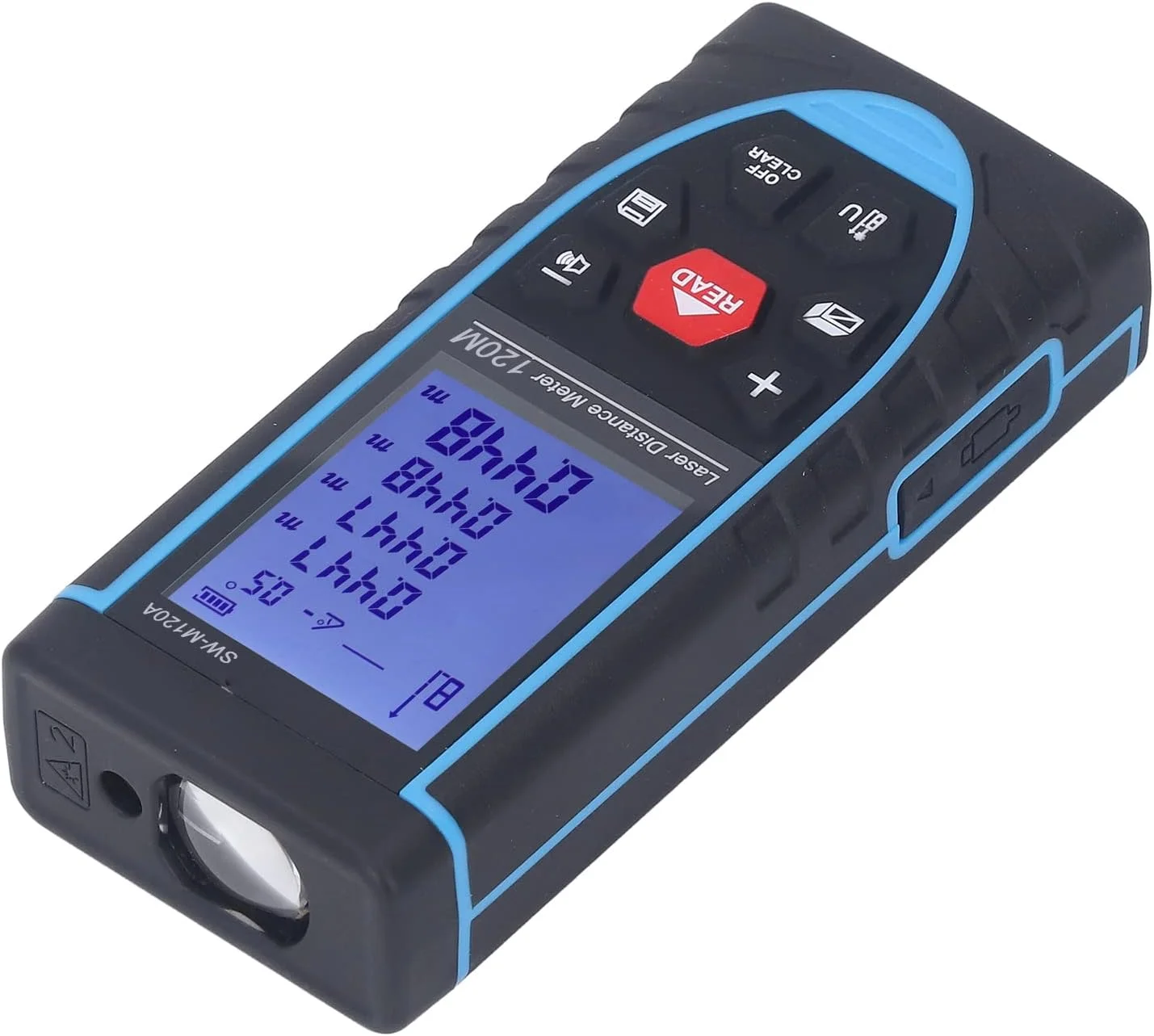 فاصله یاب دستی، اندازه گیر فاصله با نور پس زمینه با قابلیت انتقال بالا برای مناطق ساختمانی