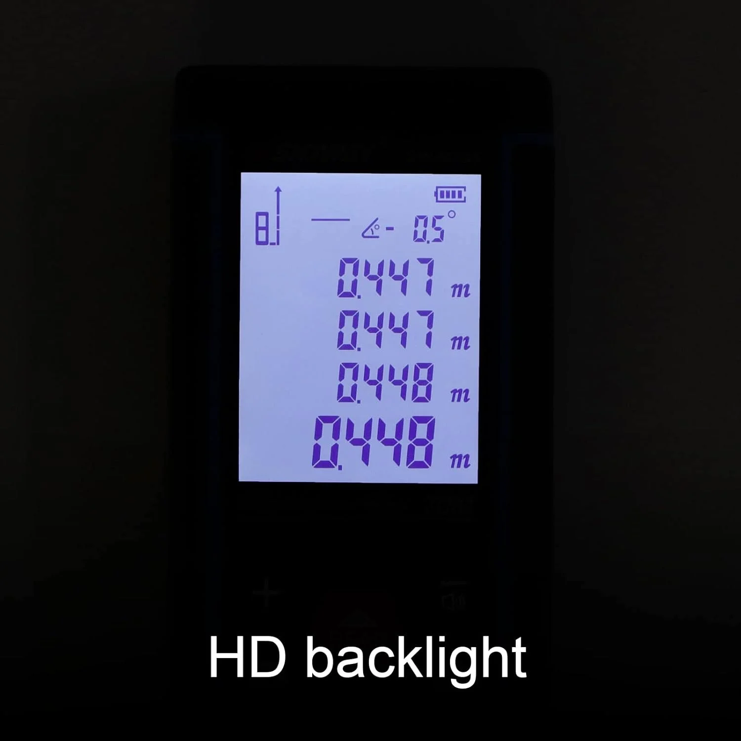 فاصله یاب دستی، اندازه گیر فاصله با نور پس زمینه با قابلیت انتقال بالا برای مناطق ساختمانی